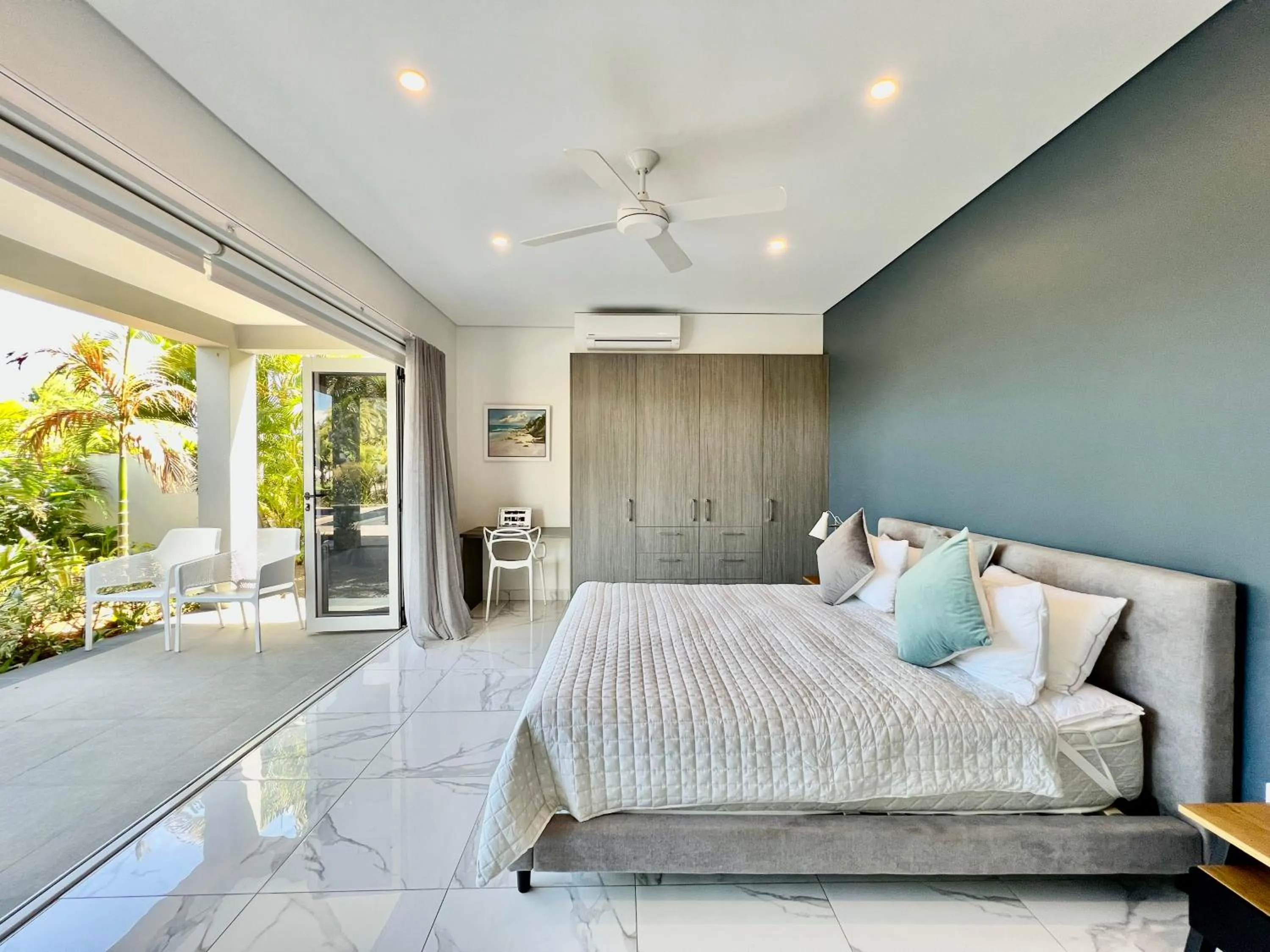 Bed in Naisoso Island Villas - Fiji