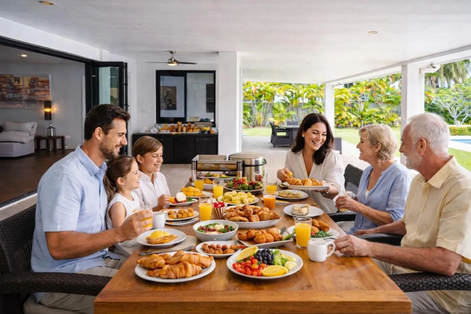 Breakfast in Naisoso Island Villas - Fiji