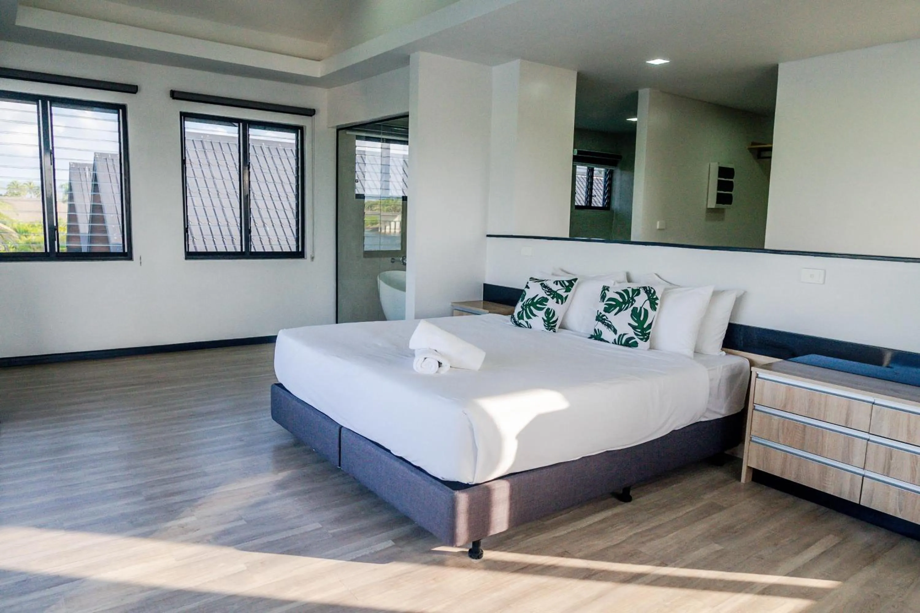 Bed in Naisoso Island Villas - Fiji