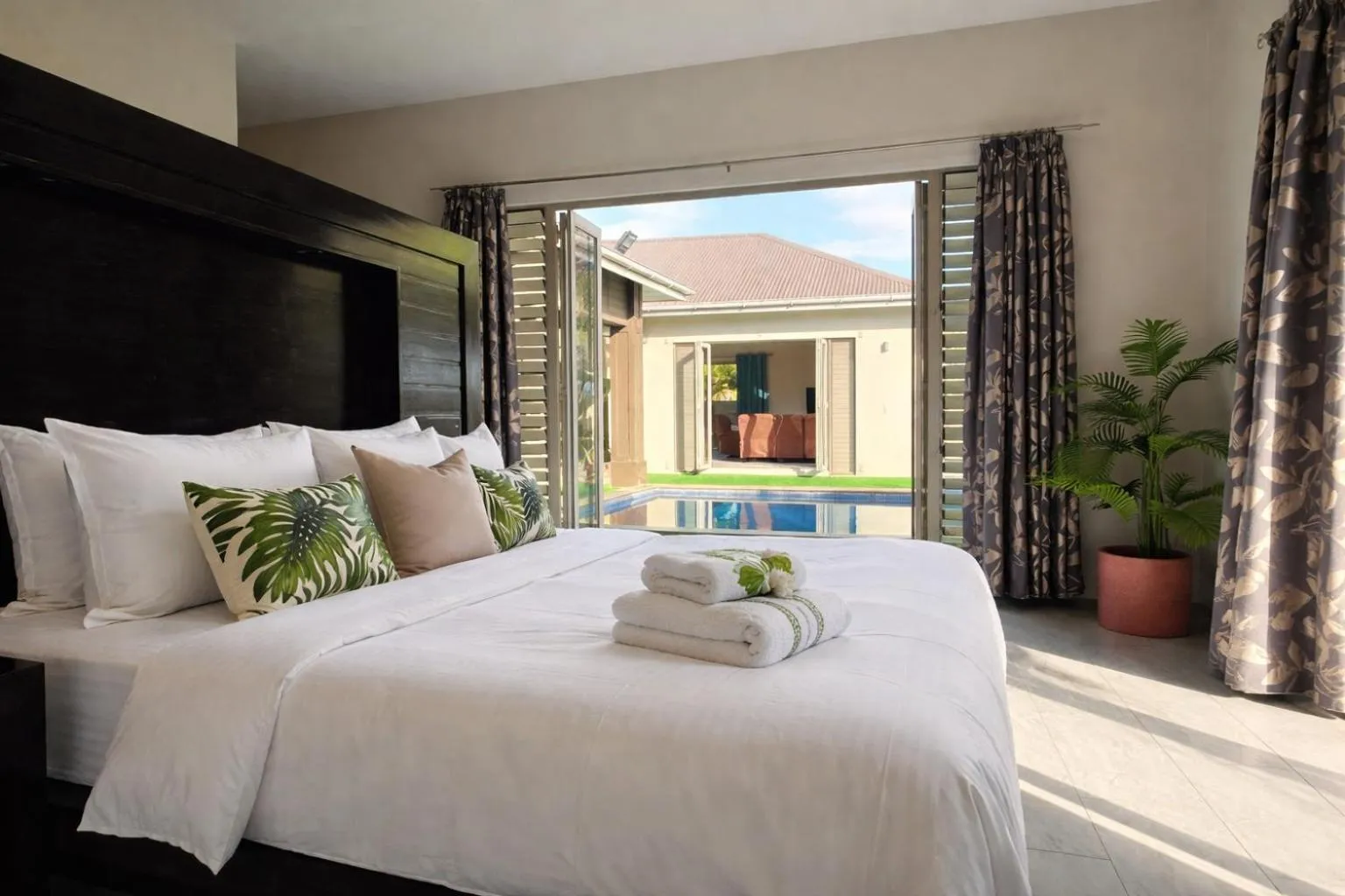 Bed in Naisoso Island Villas - Fiji