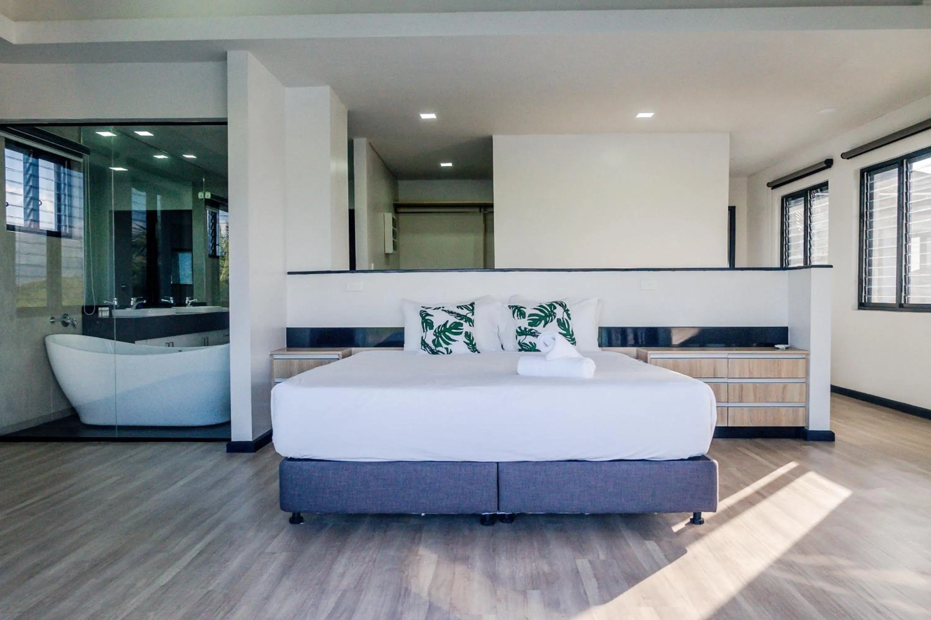 Bed in Naisoso Island Villas - Fiji