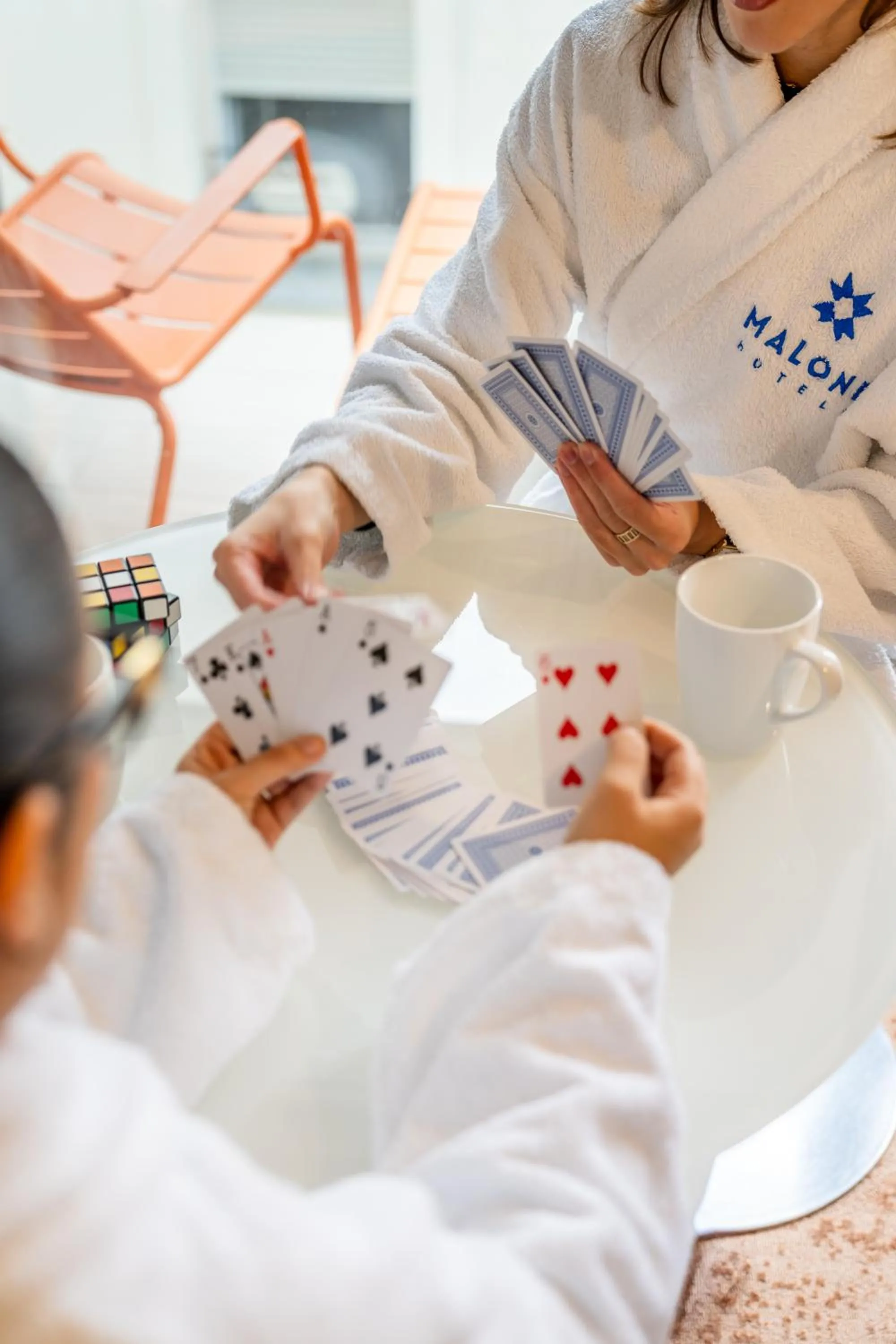 People in Le 7 Eiffel Hotel by Malone