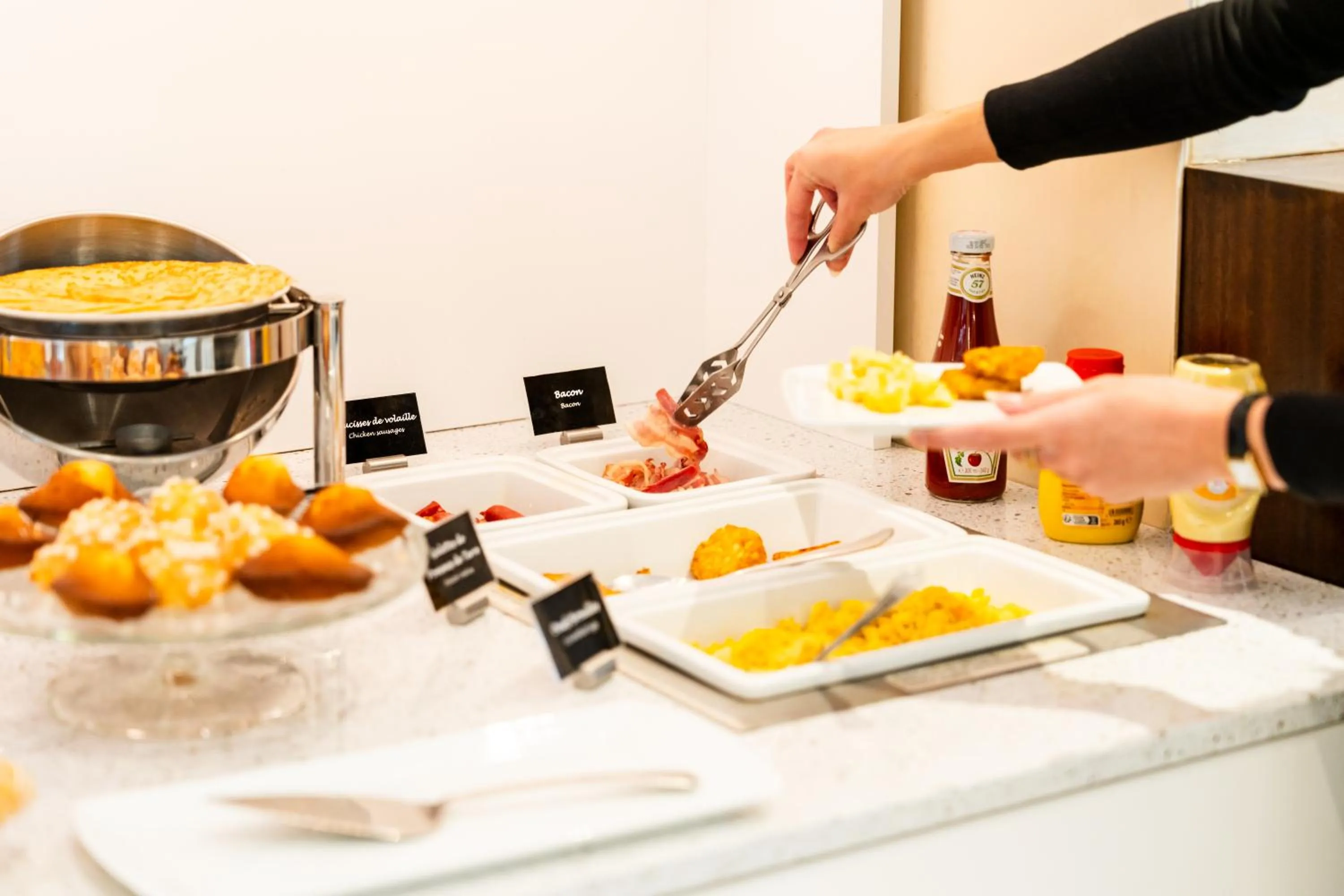 Buffet breakfast in Le 7 Eiffel Hotel by Malone