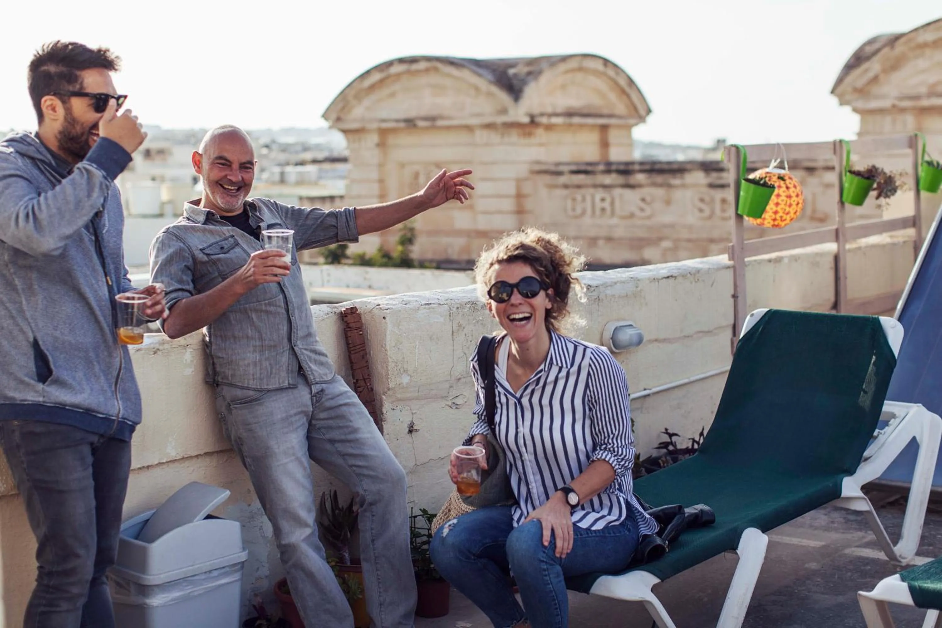 Balcony/Terrace in Granny's Inn Hostel
