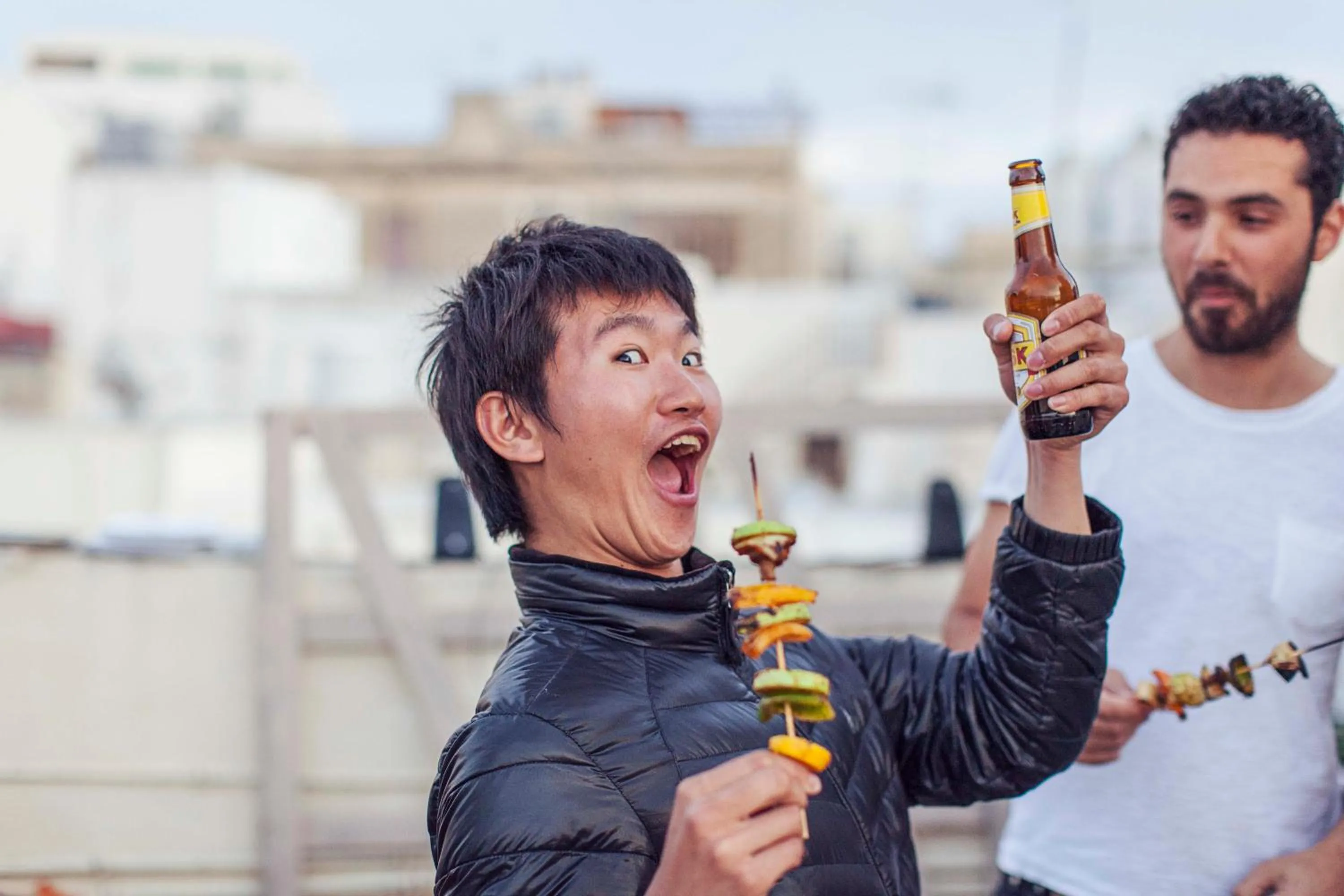 Guests in Granny's Inn Hostel