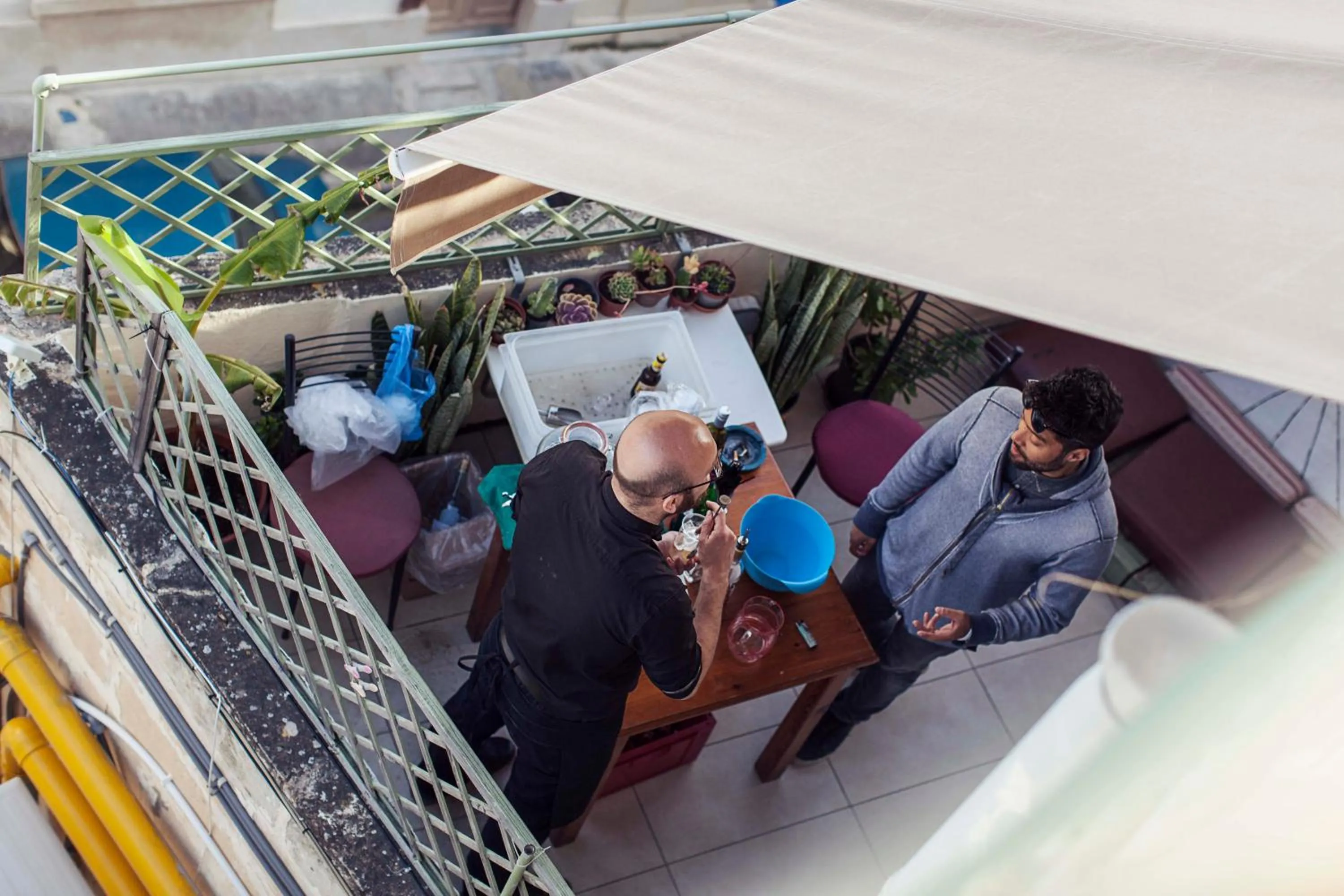 Balcony/Terrace in Granny's Inn Hostel