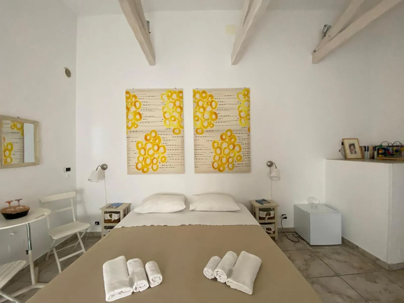 Photo of the whole room, Bed in La Torre e il Mare Rooms by STHEY