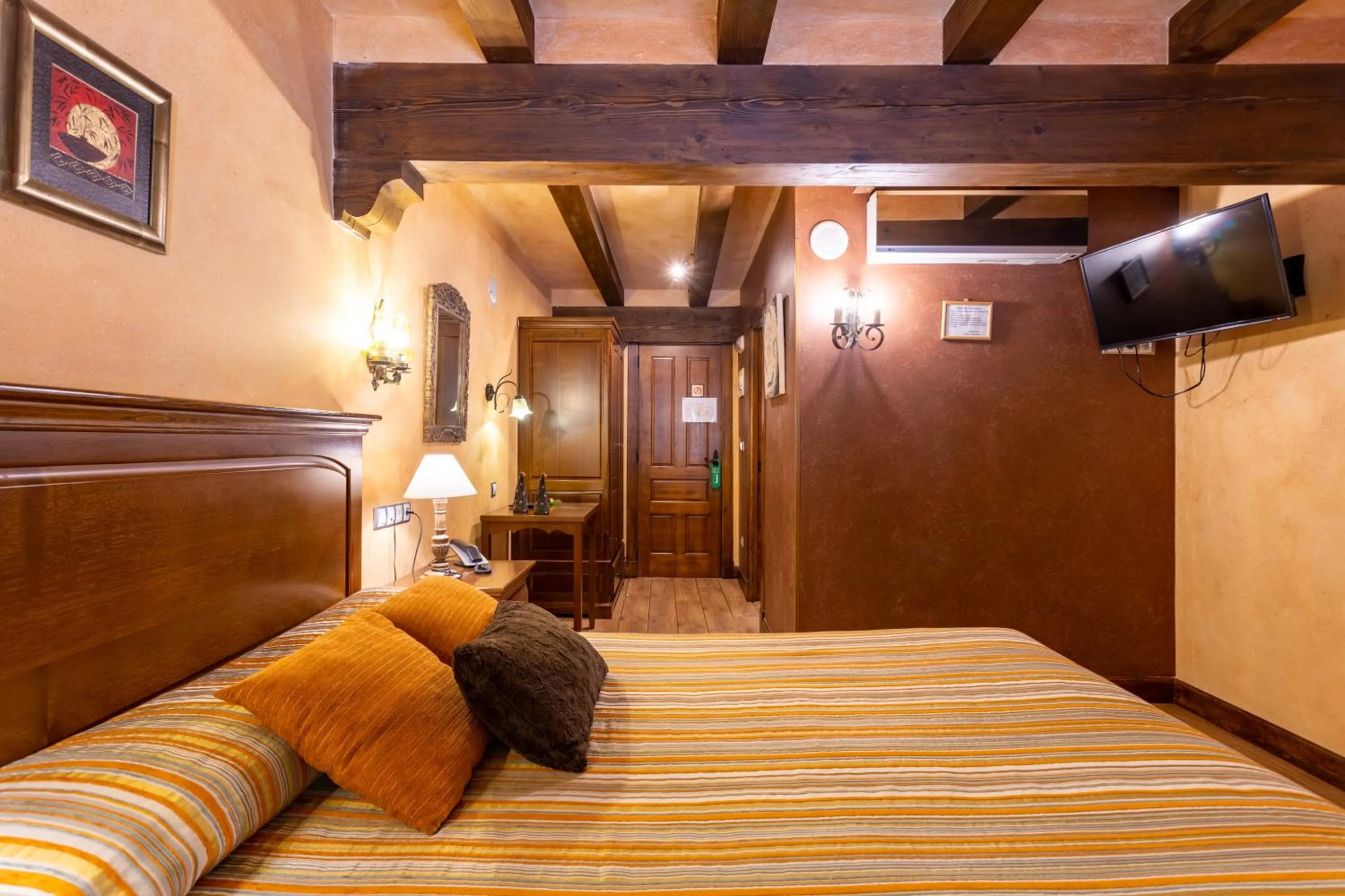 Bed in Hotel Spa Casona La Hondonada