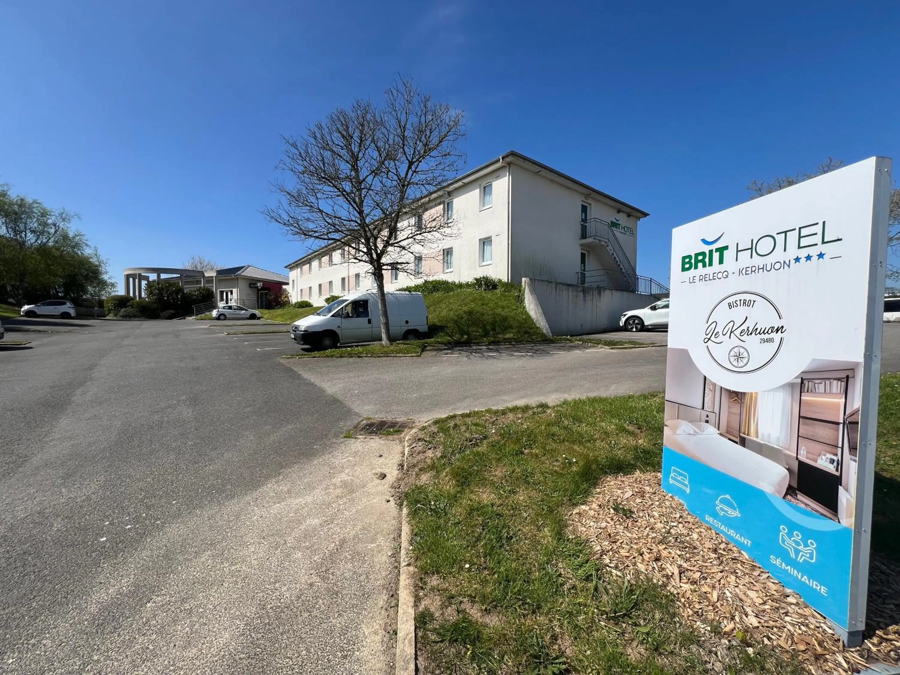 Property building in Brit Hotel Brest Le Relecq Kerhuon