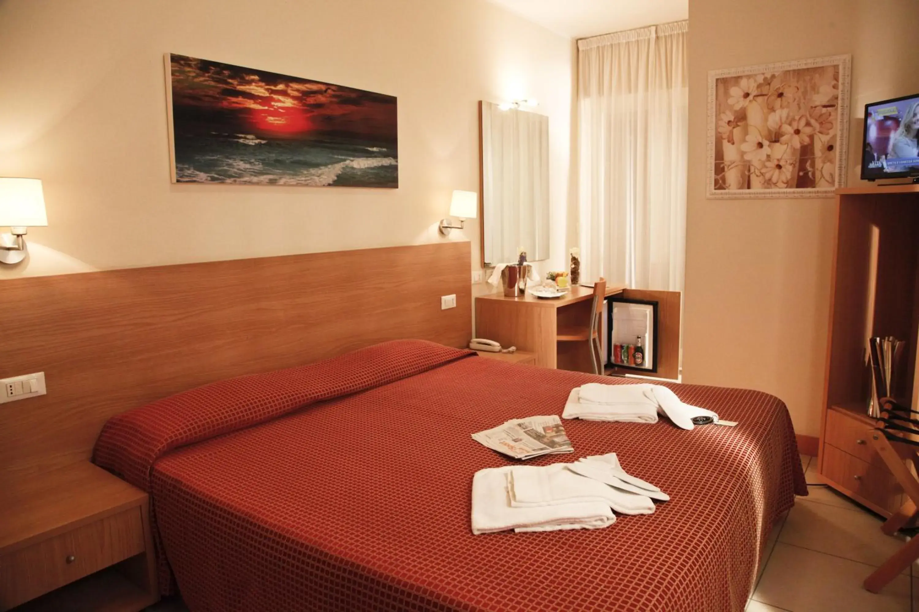 Double Room with Balcony in Hotel Majorca sul Mare in centro a Riccione Double Room with Balcony in Hotel Majorca sul Mare in centro a Riccione