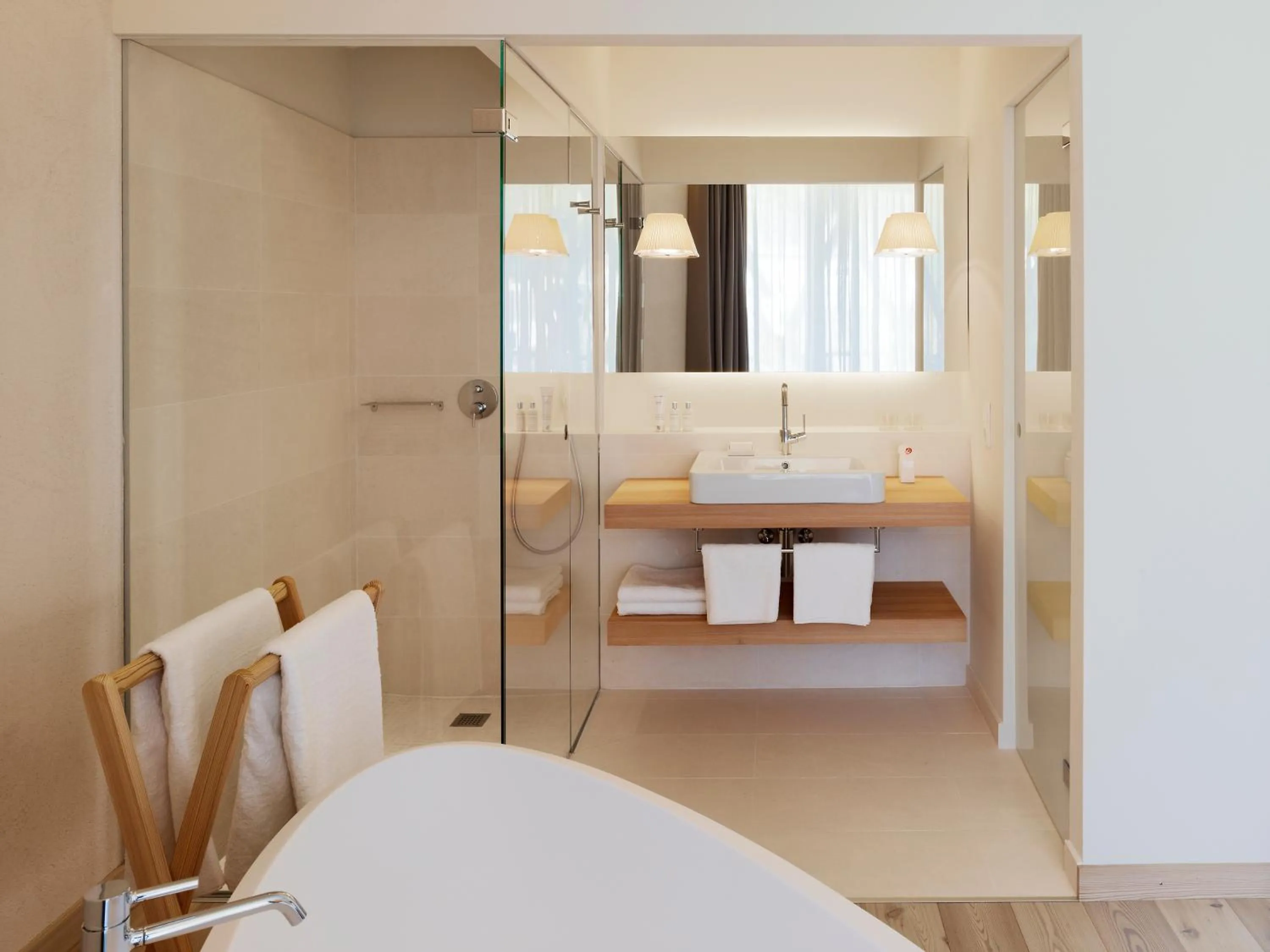 Shower, Bed in Falkensteiner Residences edelweiss