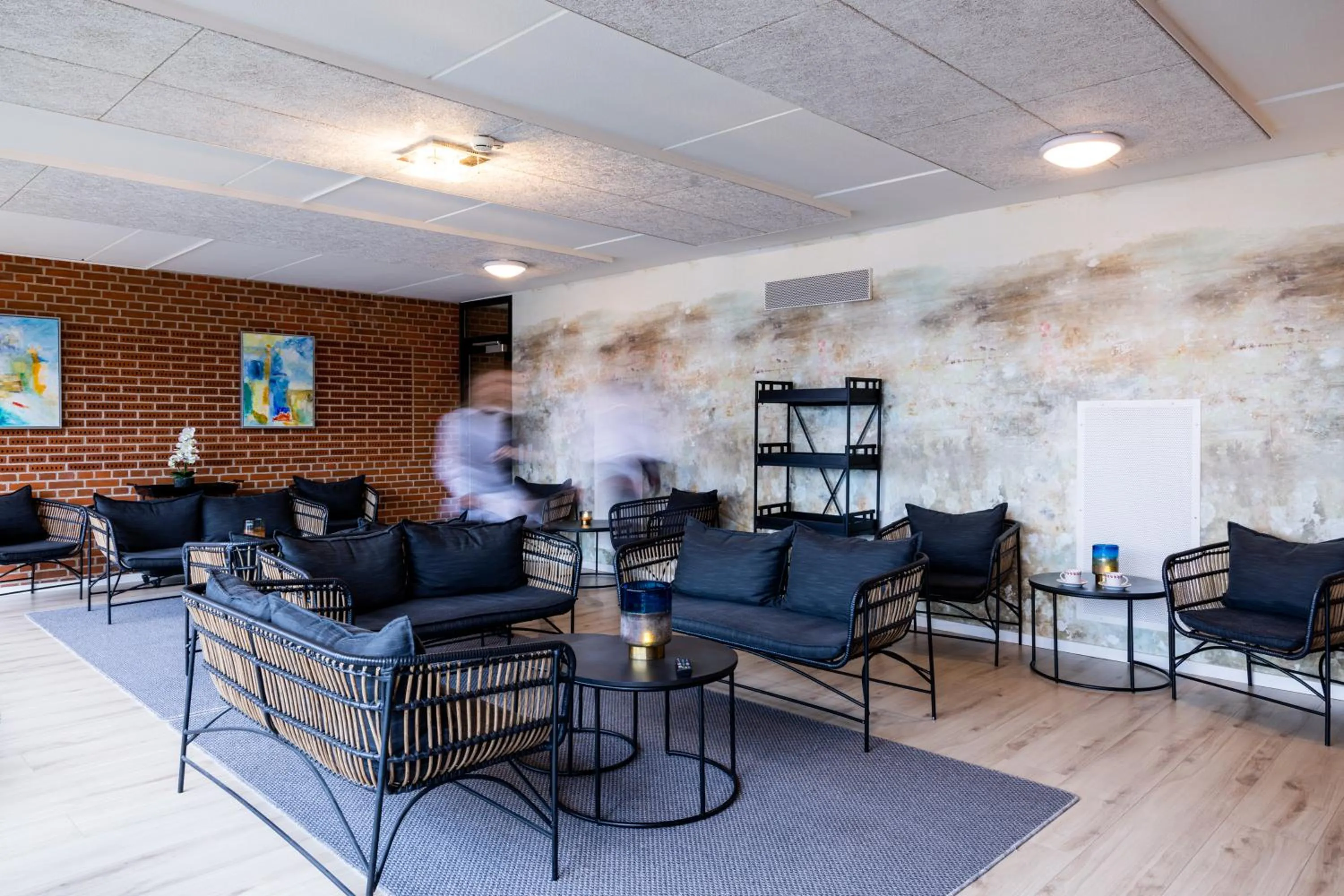 Lobby or reception in Hotel Sønderborg Kaserne