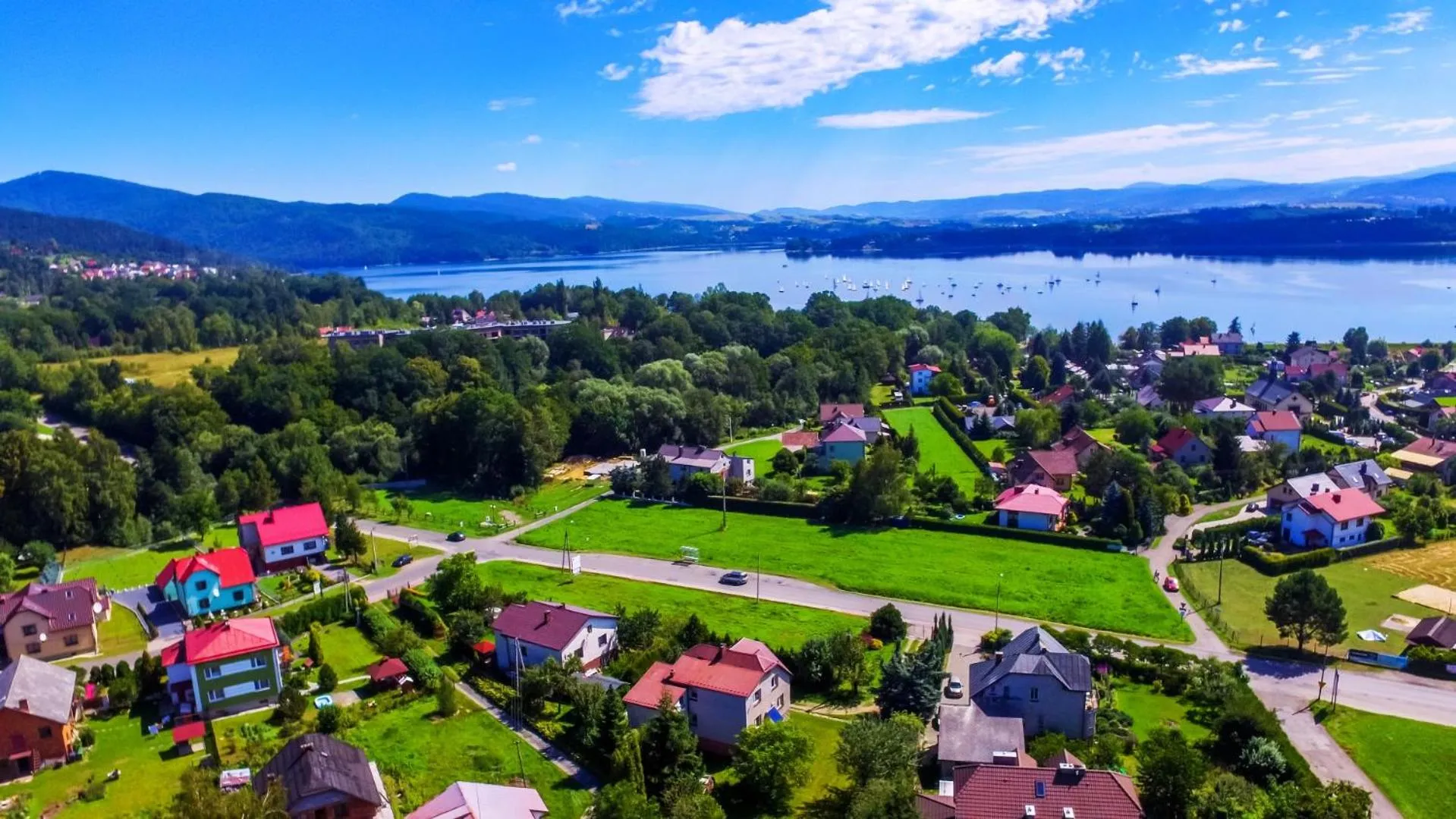 Lake view in Cubus-Beskidy