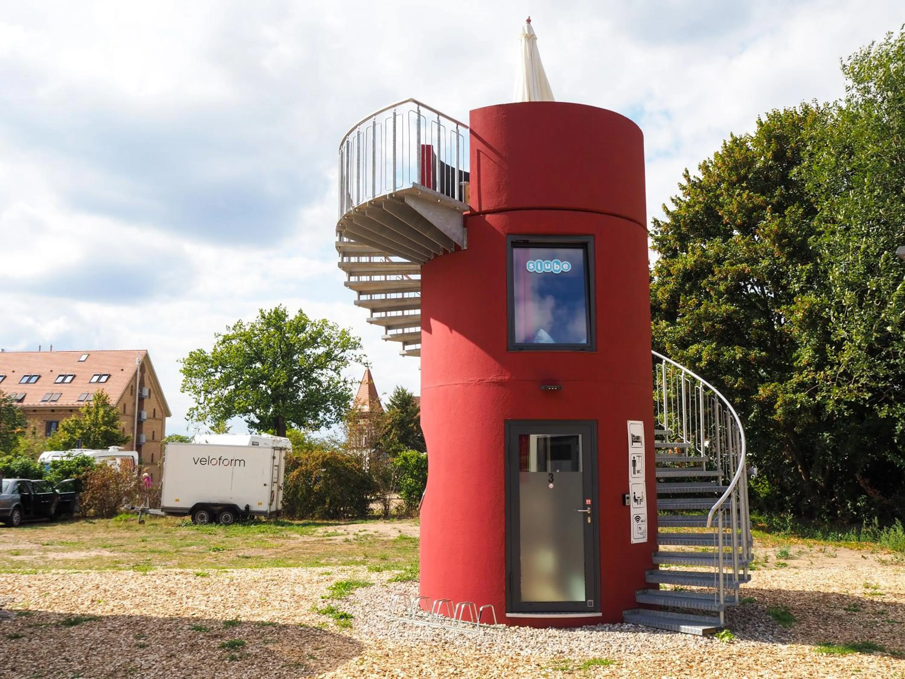 Apartment with Terrace in slube am Stadthafen Neustrelitz