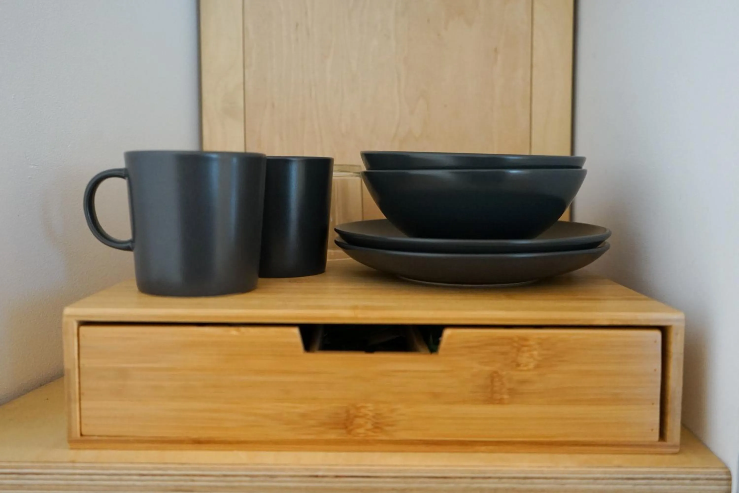 Kitchen or kitchenette in slube am Stadthafen Neustrelitz