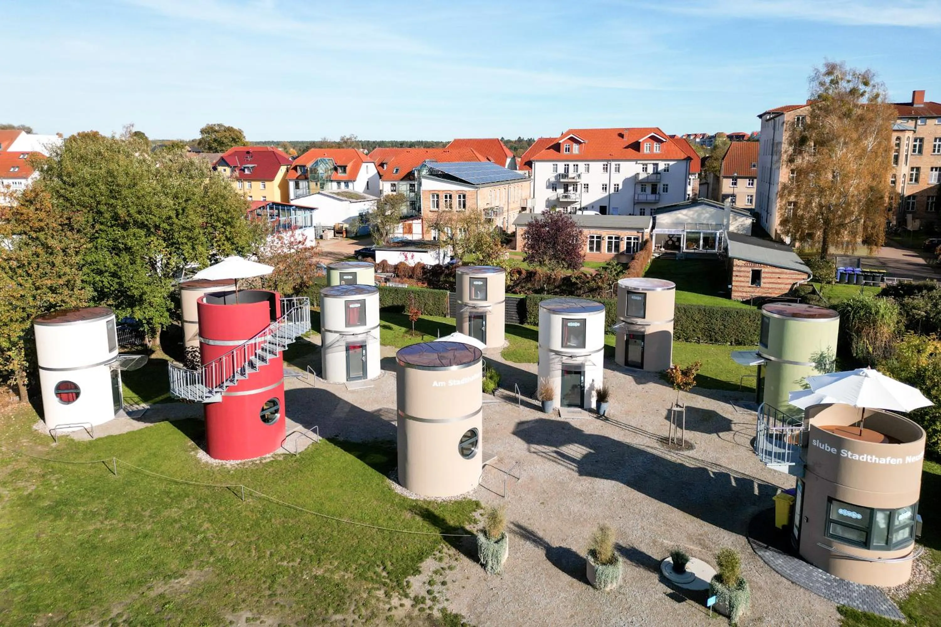 Property building in slube am Stadthafen Neustrelitz