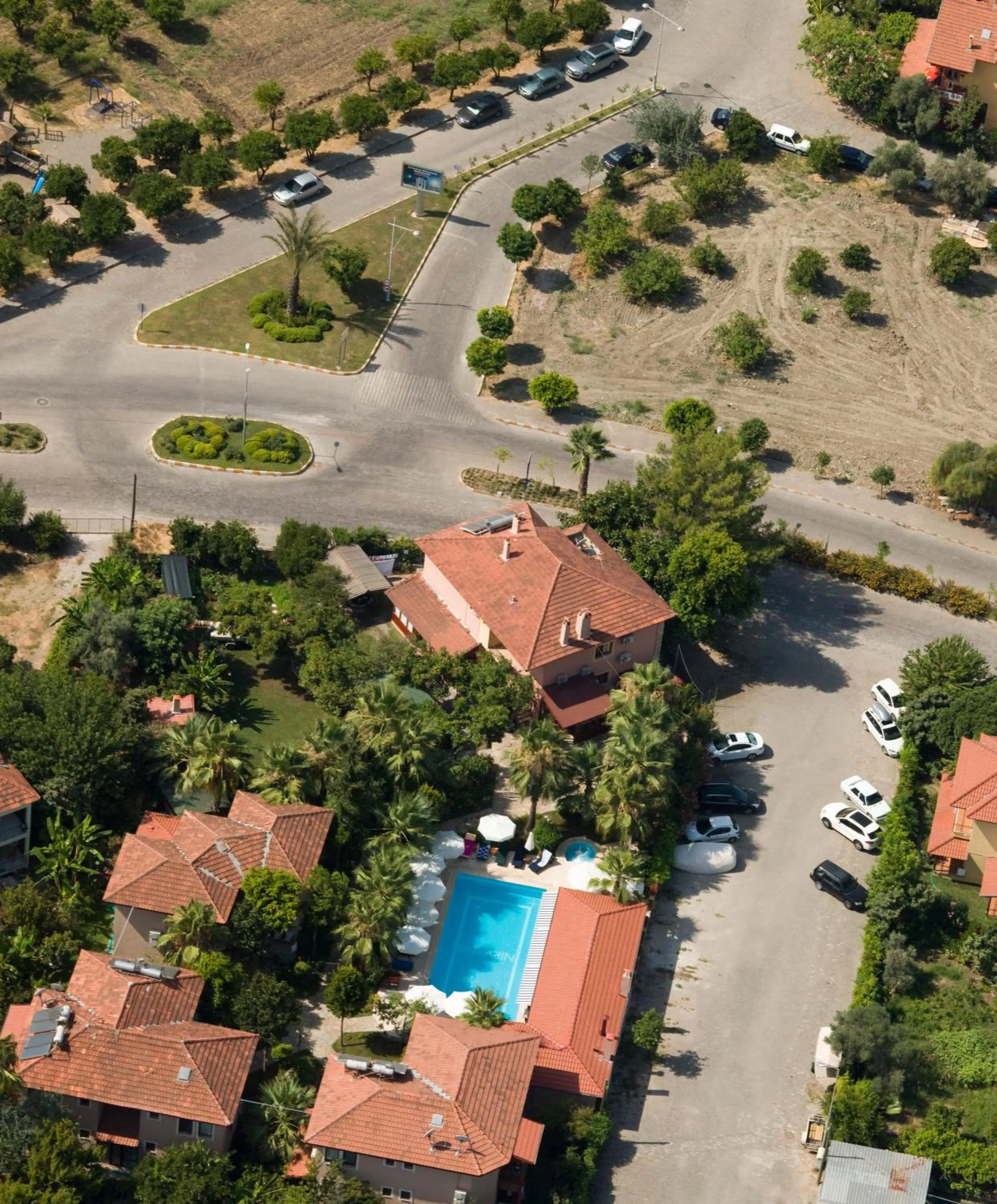 Bird's eye view in Nirvana Hotel