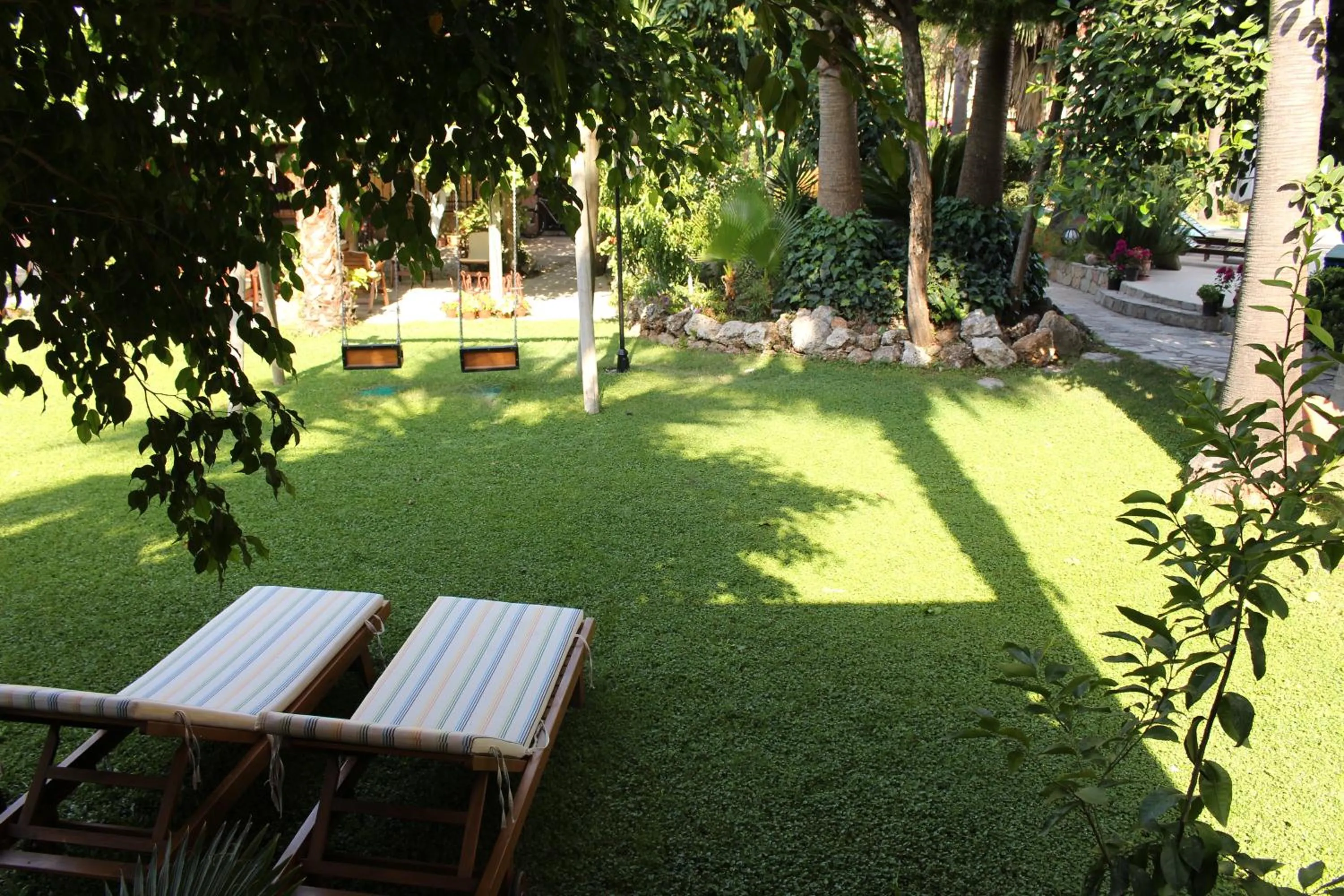 Garden view in Nirvana Hotel