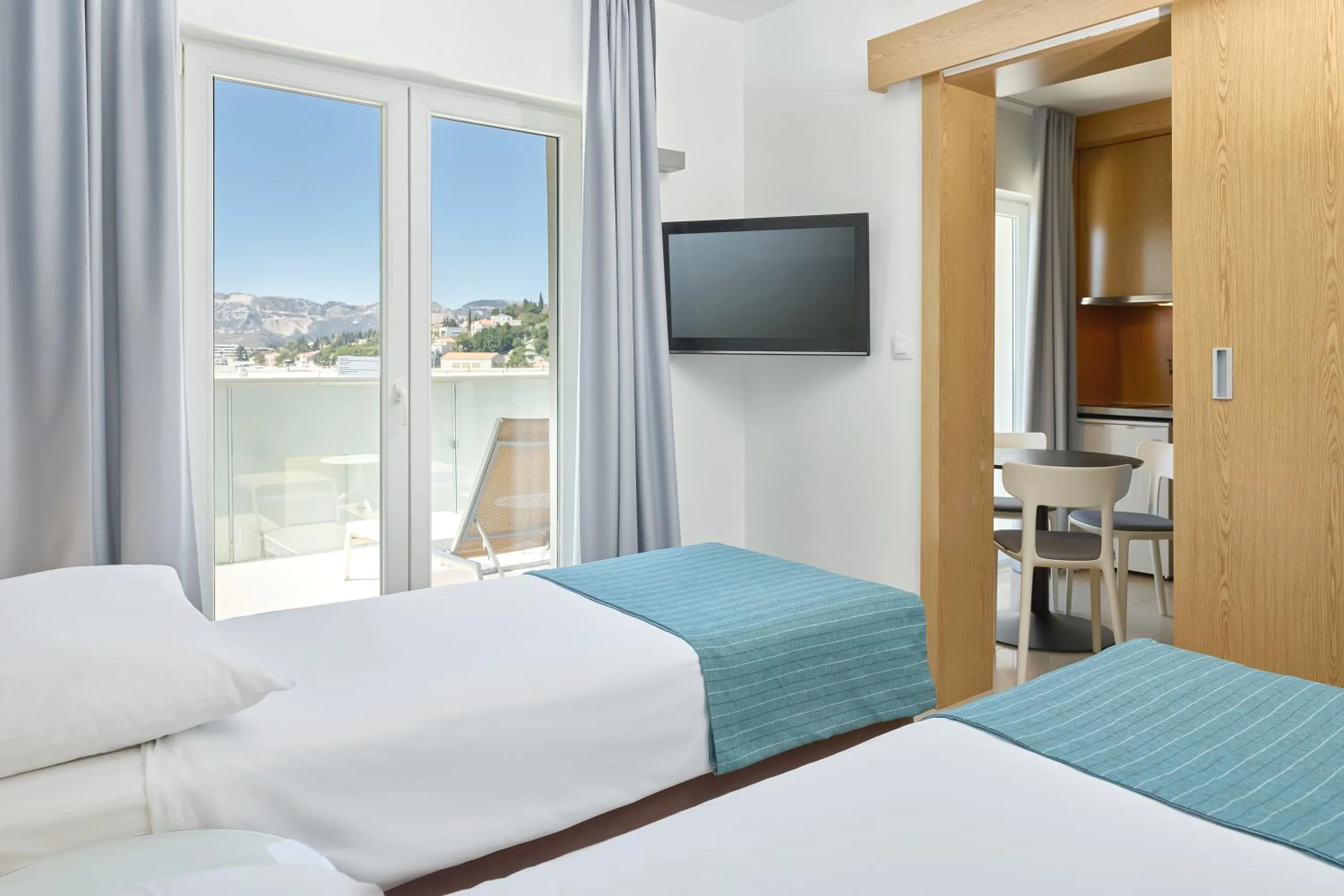 Bedroom, Bed in Maistra Select Mlini Villas and Apartments