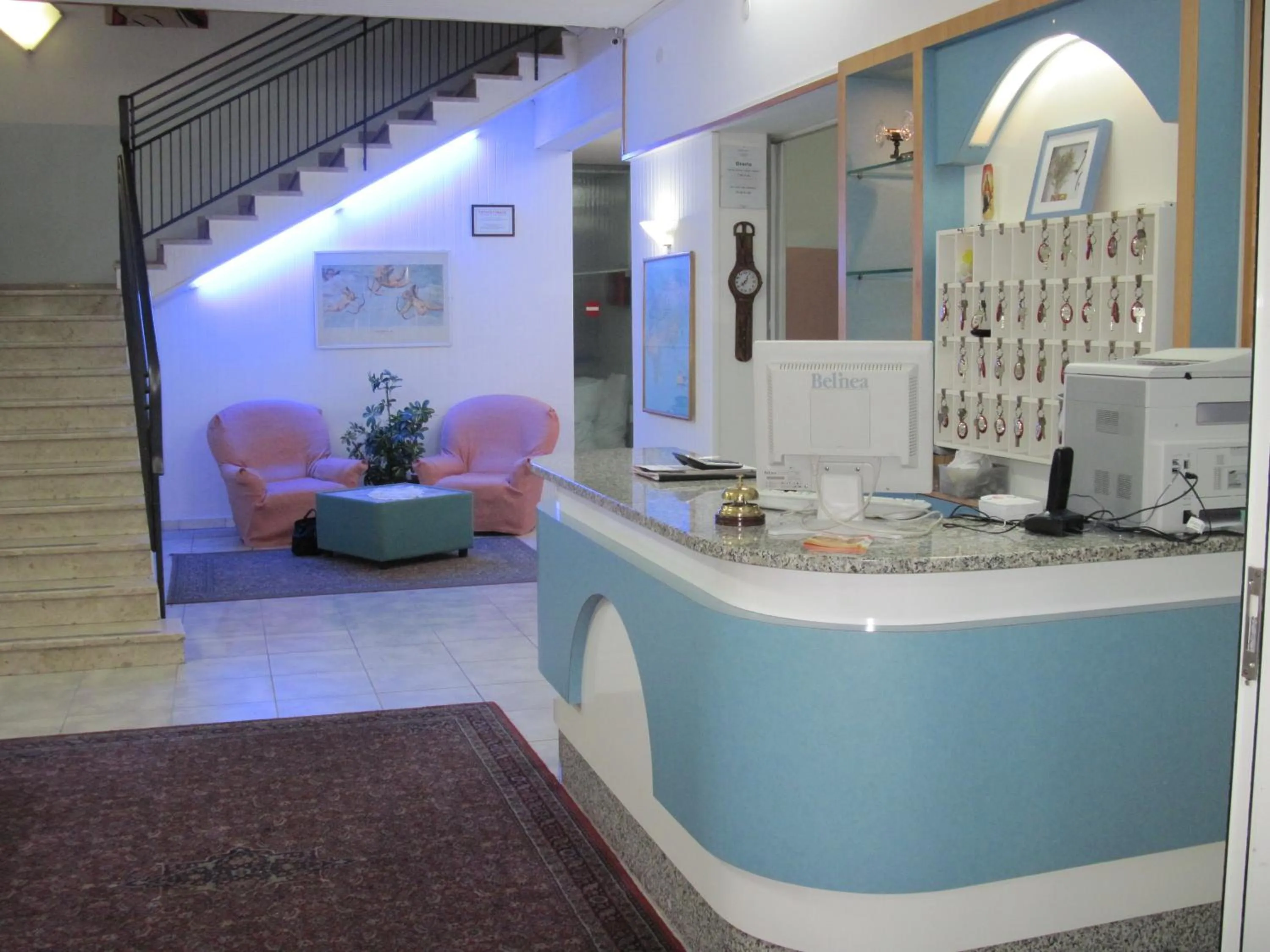 Lobby or reception in Hotel TV