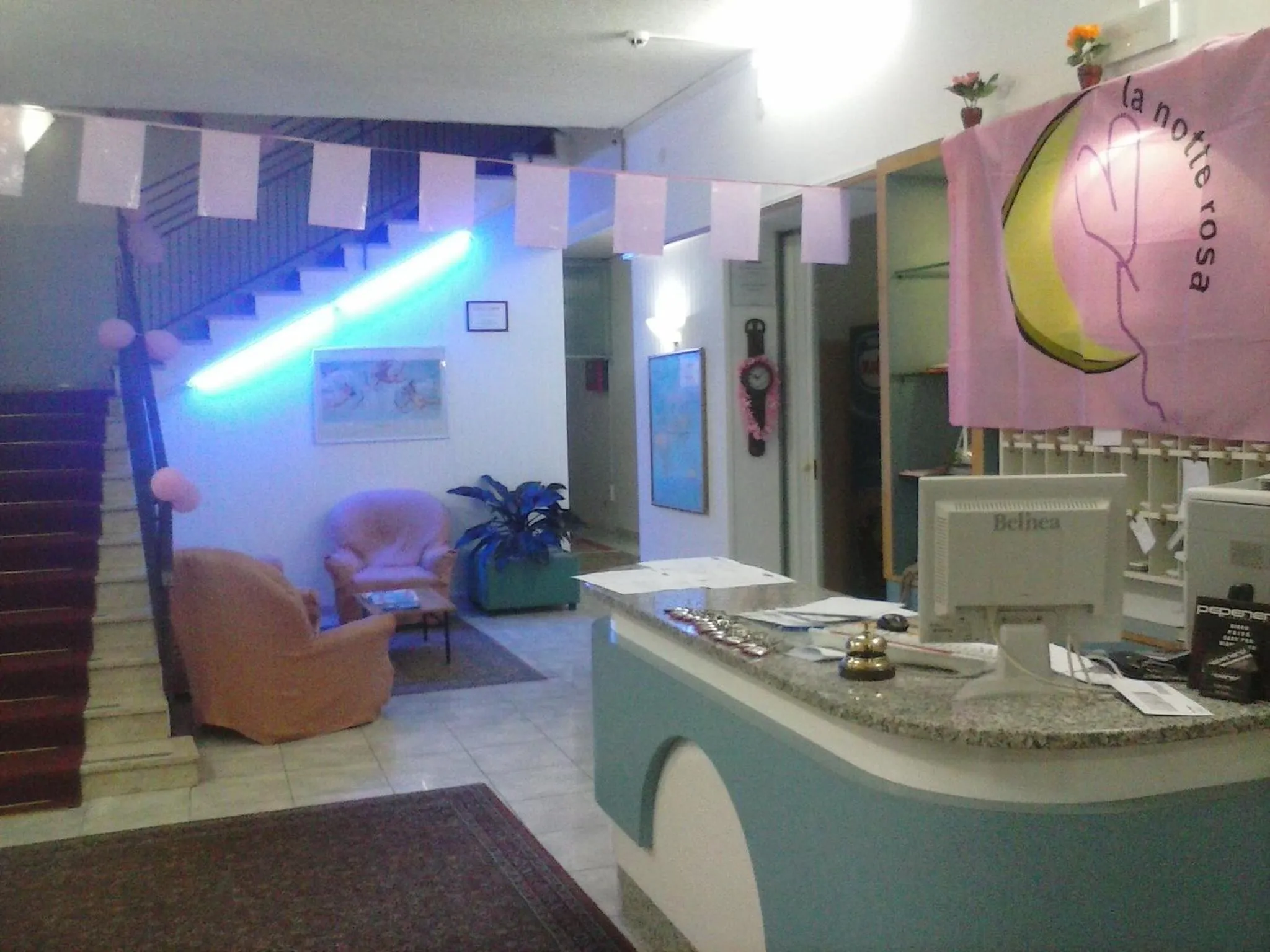 Lobby or reception in Hotel TV