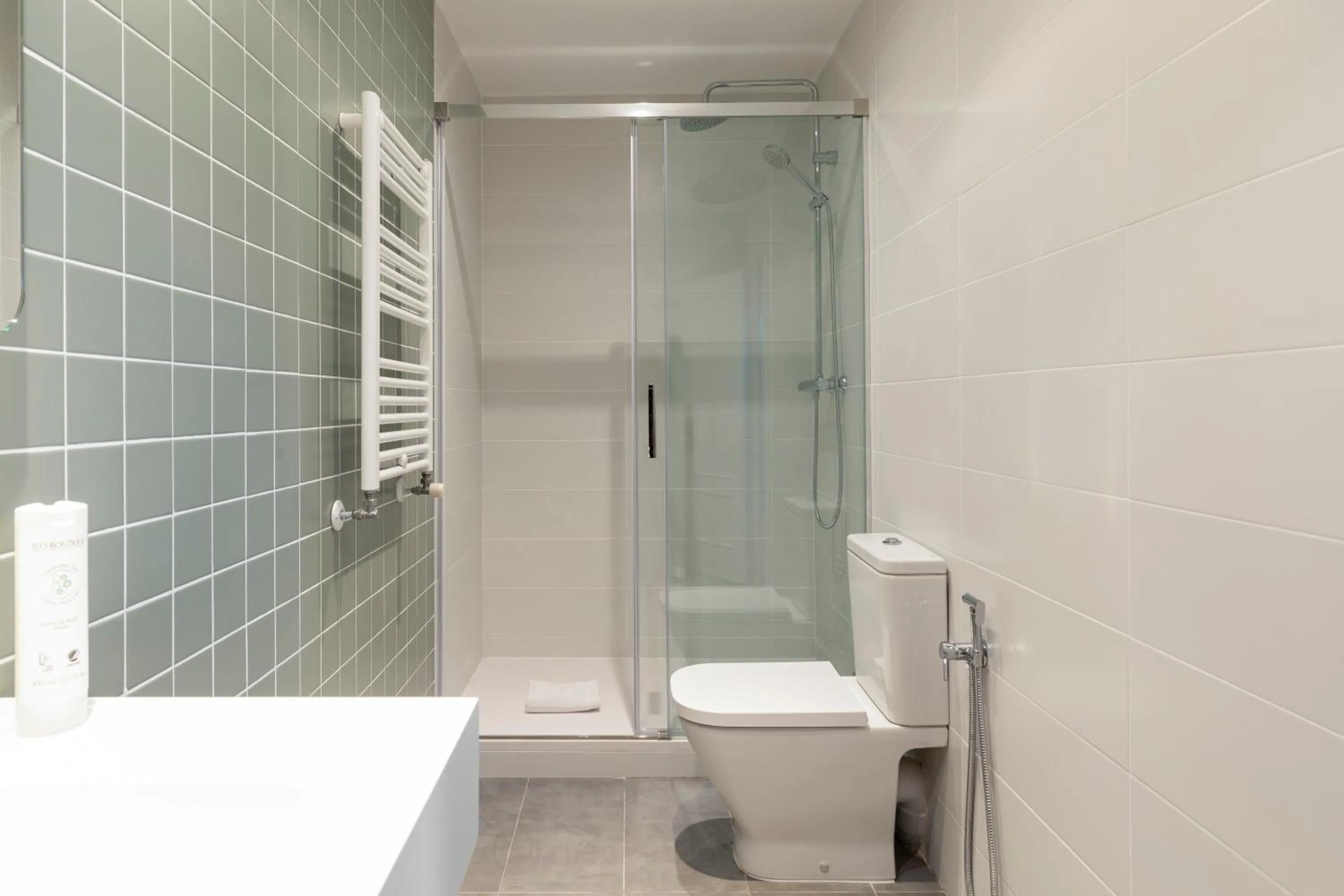 Shower in Aspasios Calle Mayor Apartments