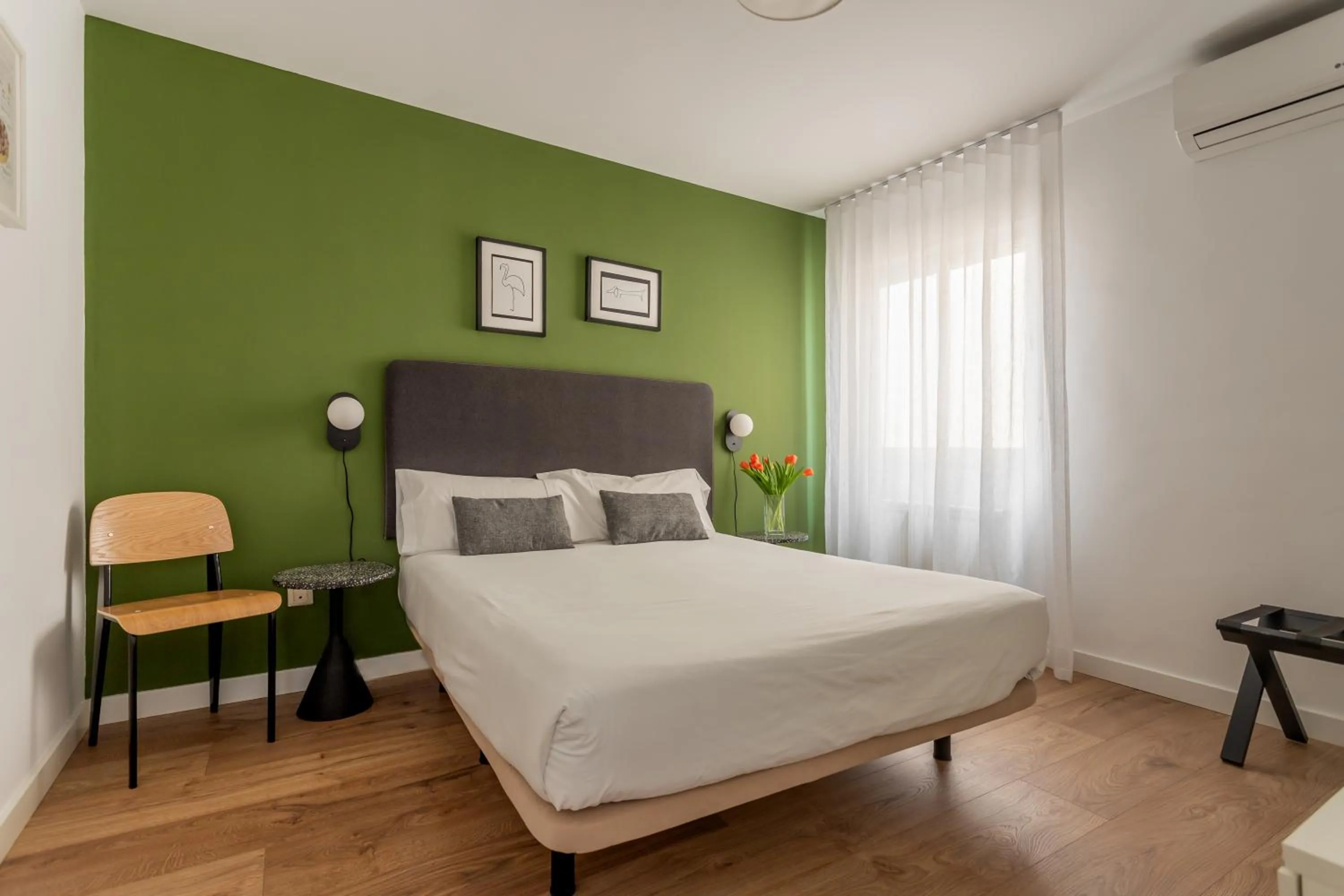 Bedroom, Bed in Aspasios Calle Mayor Apartments