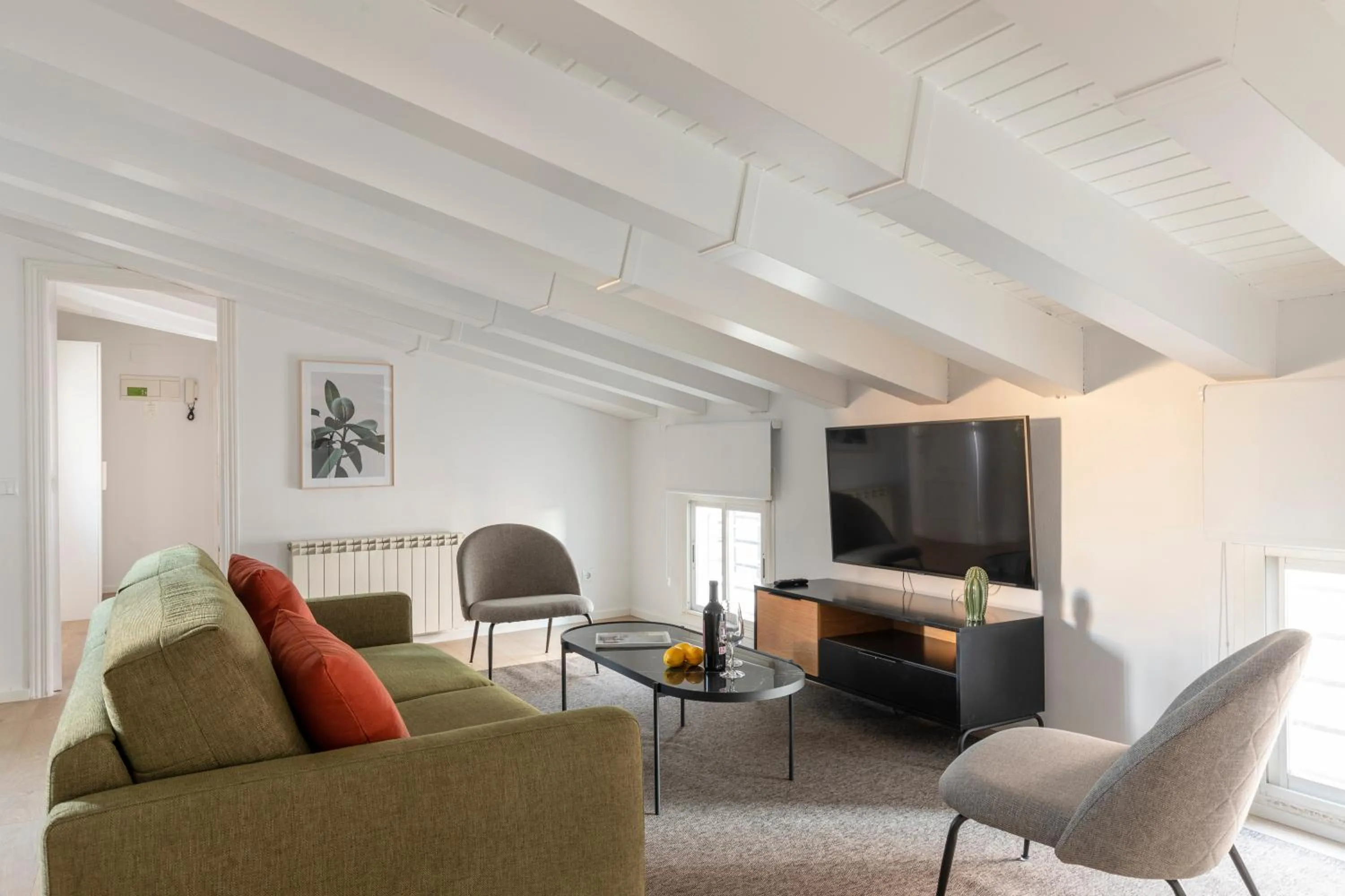 TV and multimedia in Aspasios Calle Mayor Apartments