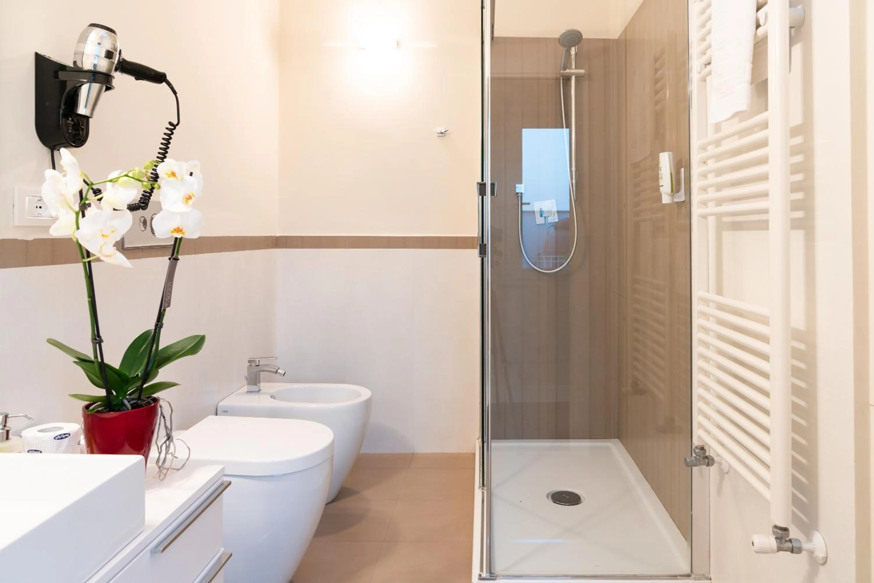 Shower in B&B Pellicano Guest House