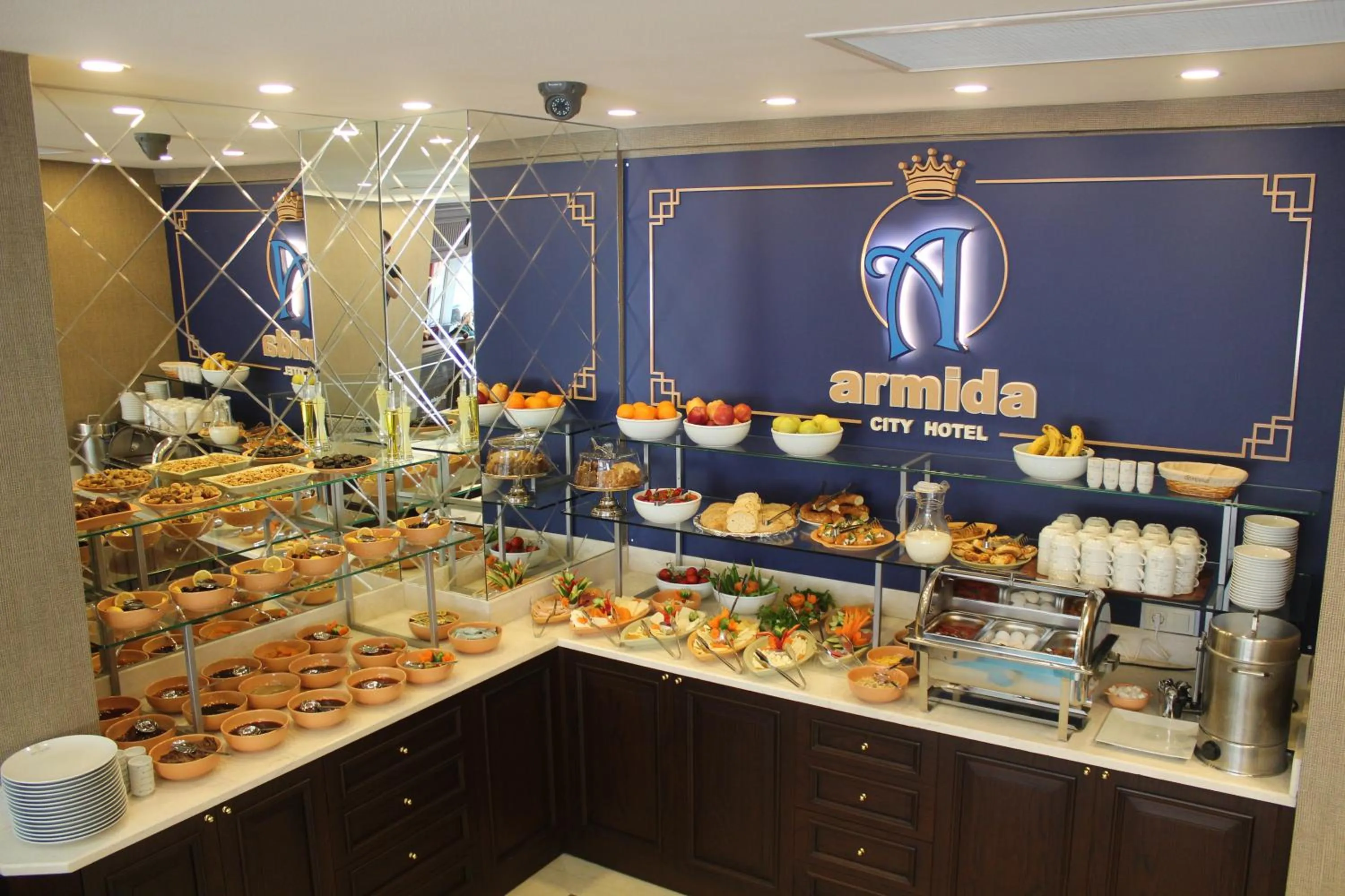 Buffet breakfast in Armida City Hotel