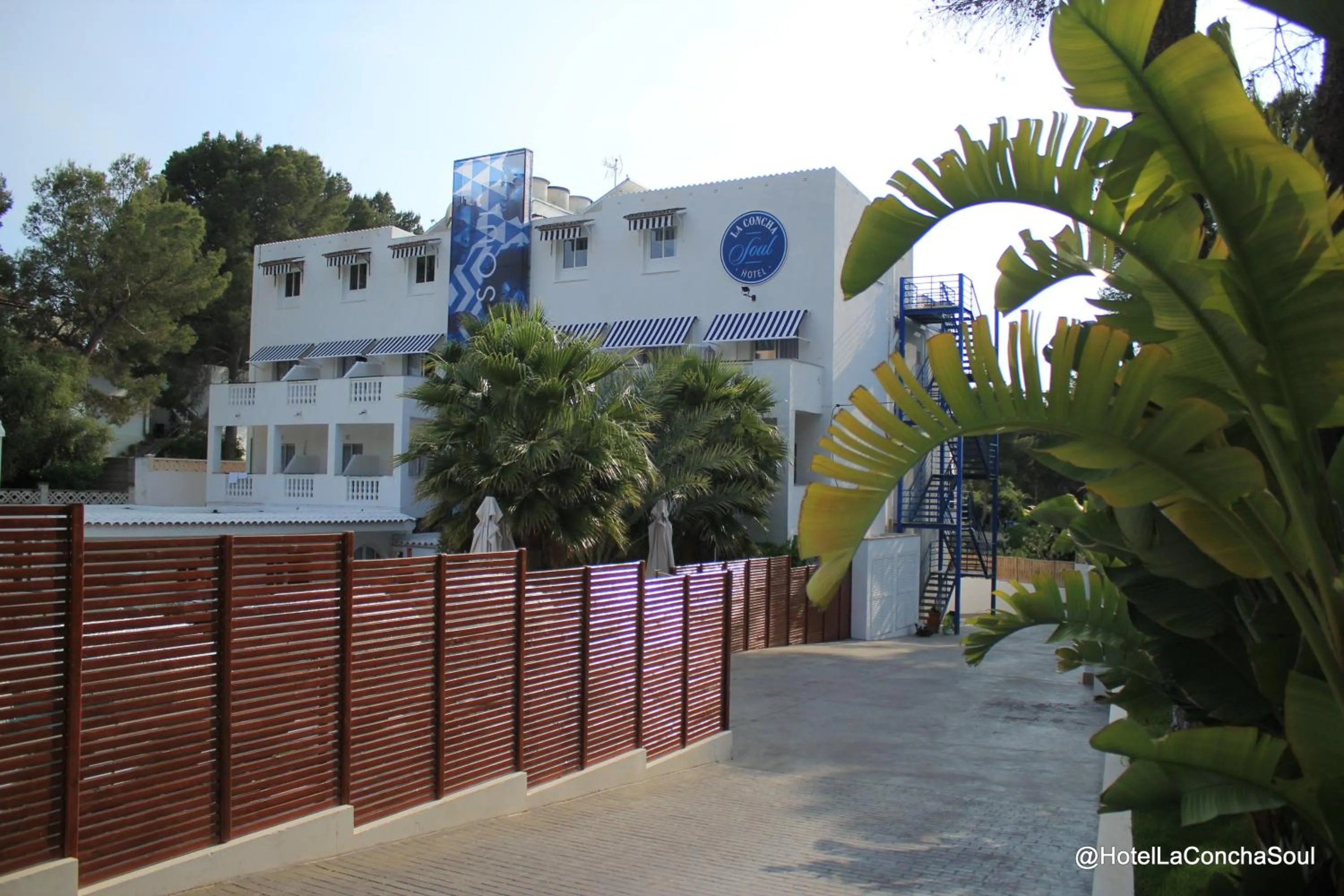 Facade/entrance in La Concha Soul Boutique Hotel