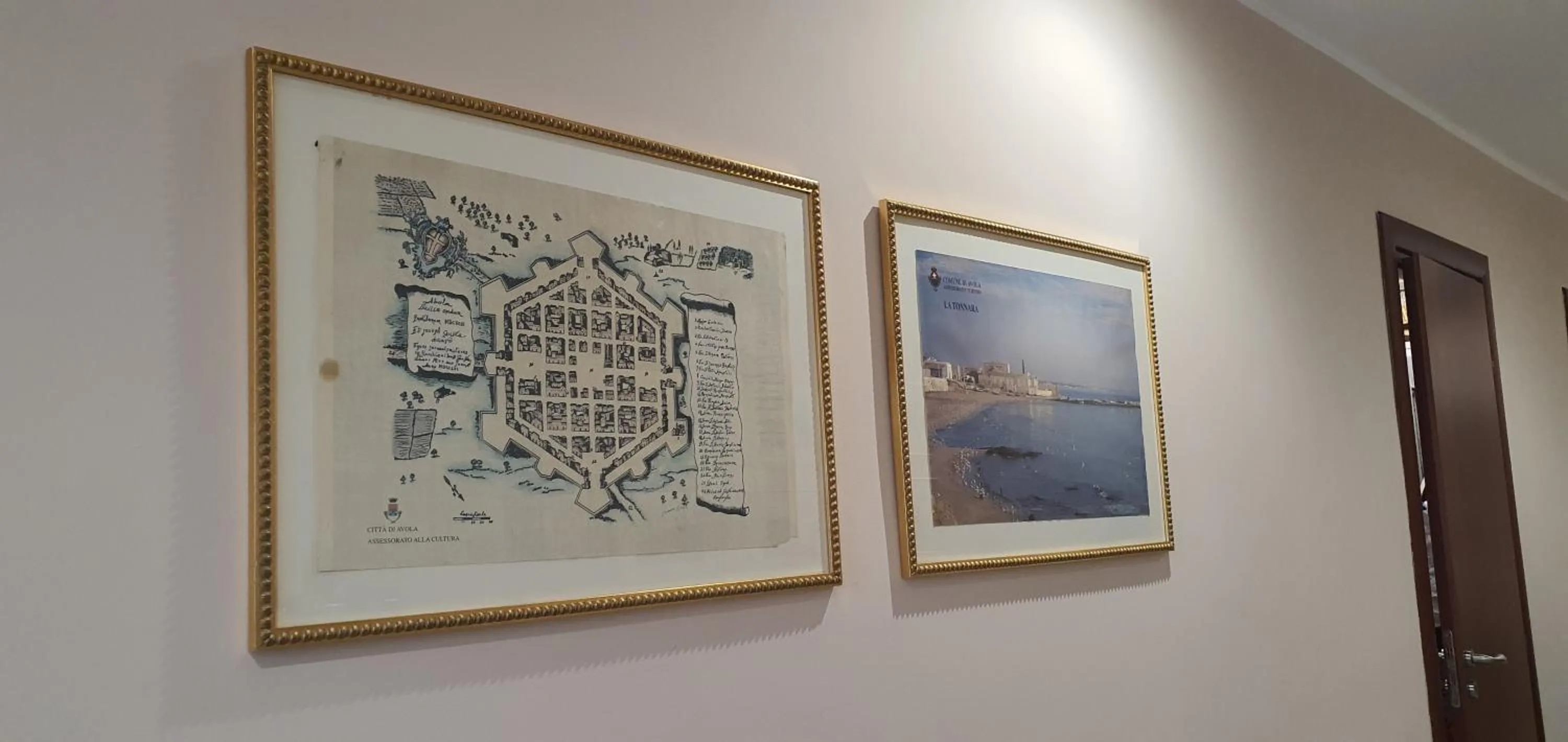 Decorative detail in La Rosa dei venti