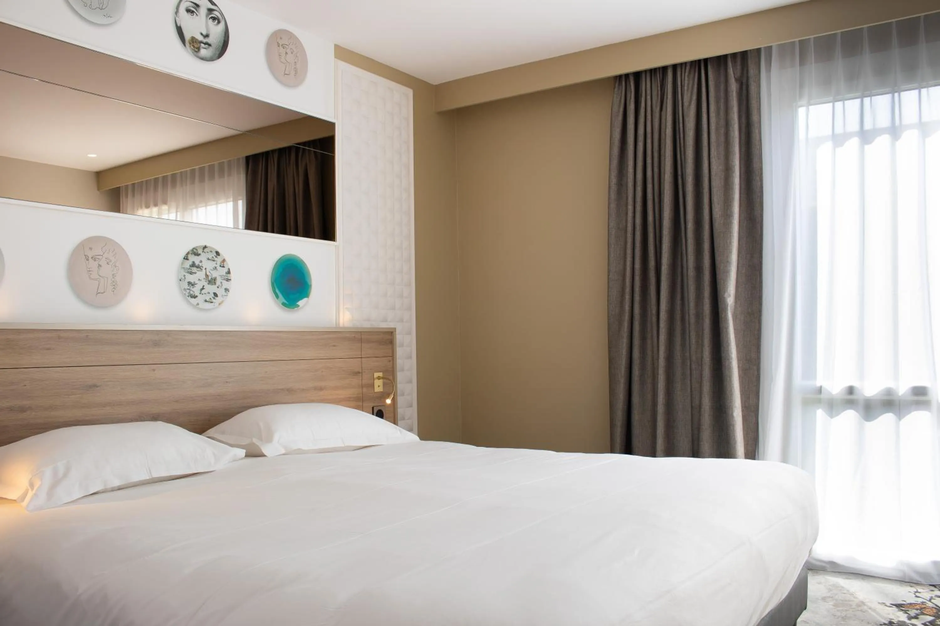 Photo of the whole room, Bed in Brit Hotel Nantes Vigneux - L'Atlantel