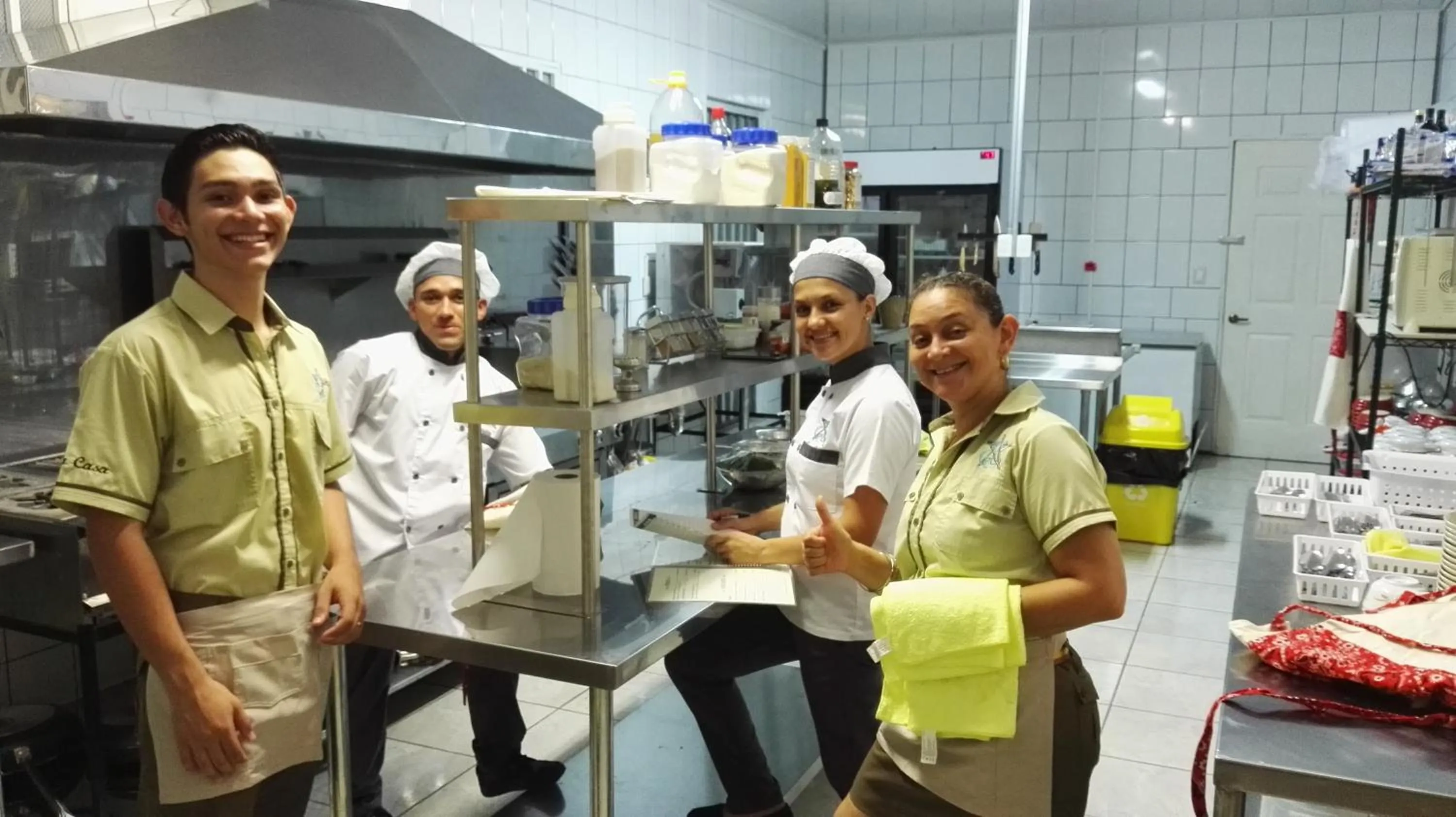 Staff in Hotel Rio Celeste Finca L´ Etoile Celeste