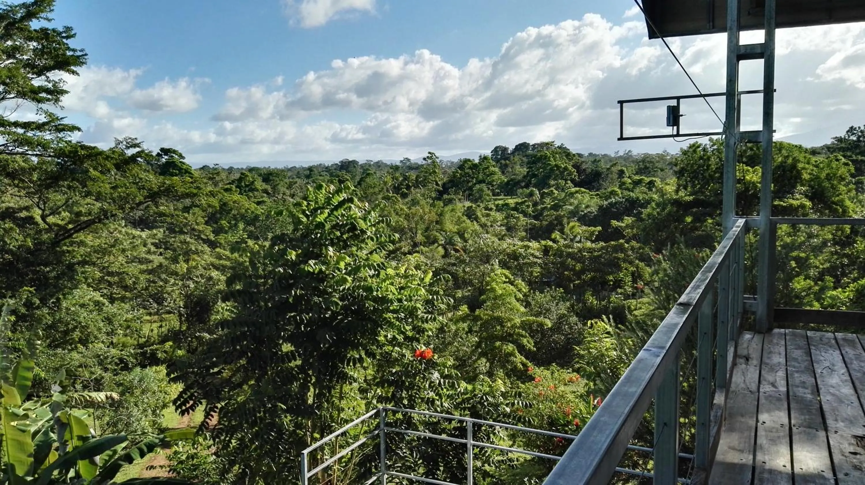 Balcony/Terrace in Hotel Rio Celeste Finca L´ Etoile Celeste