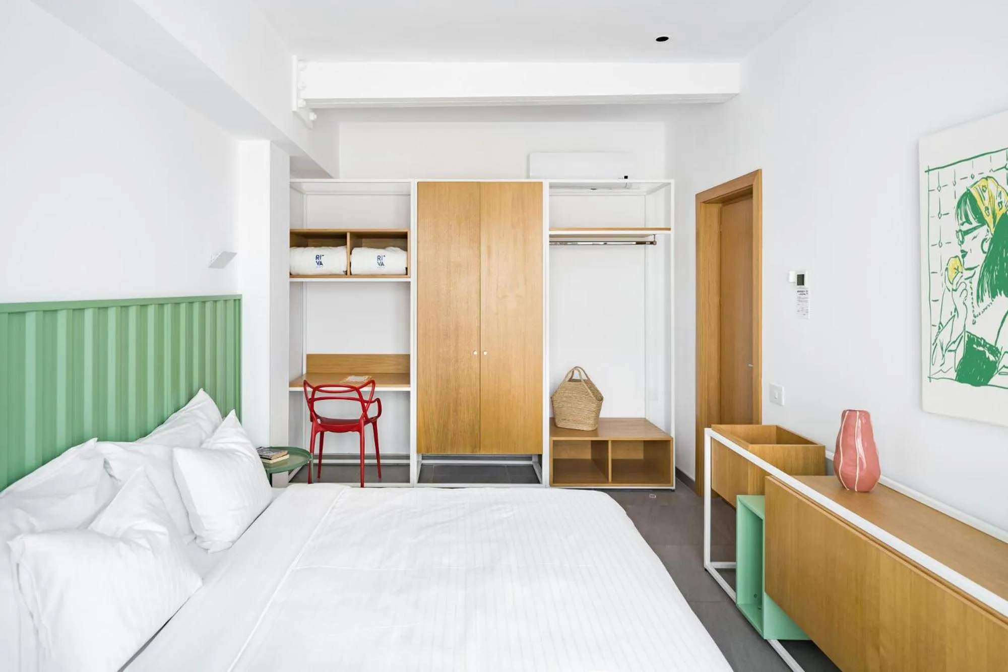 Bedroom, Bed in Riva Mamaia Beach Apart Hotel