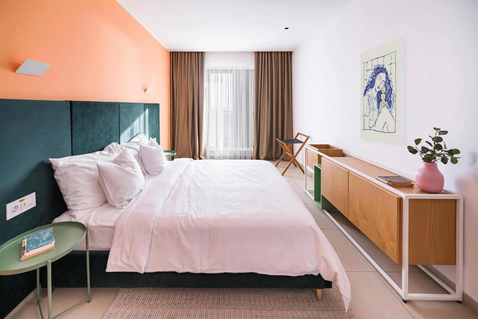 Bedroom, Bed in Riva Mamaia Beach Apart Hotel