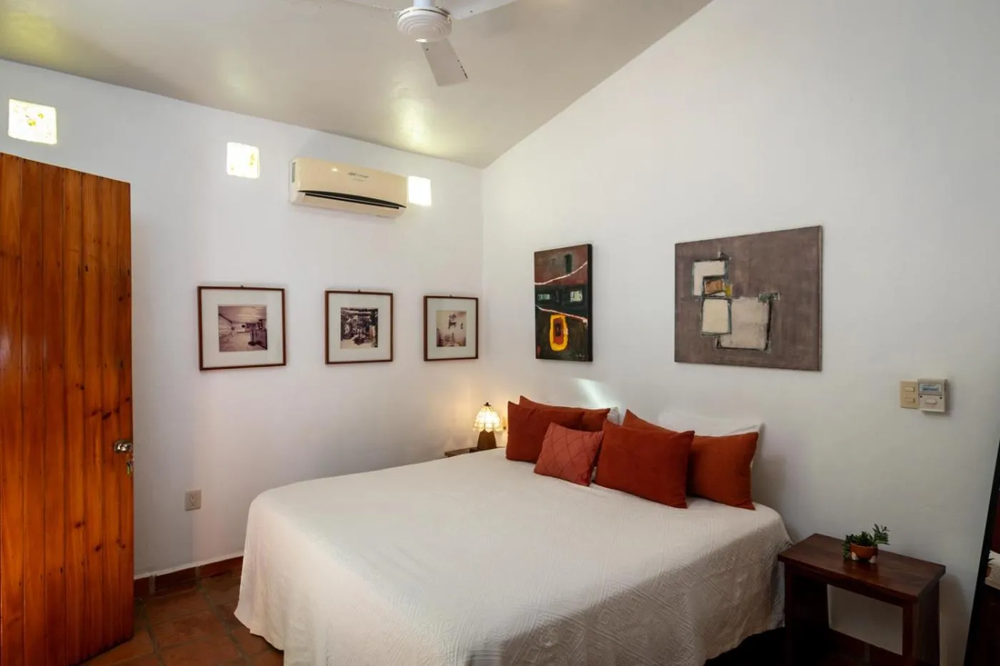 Bed in Hotel Villa Mozart y Macondo