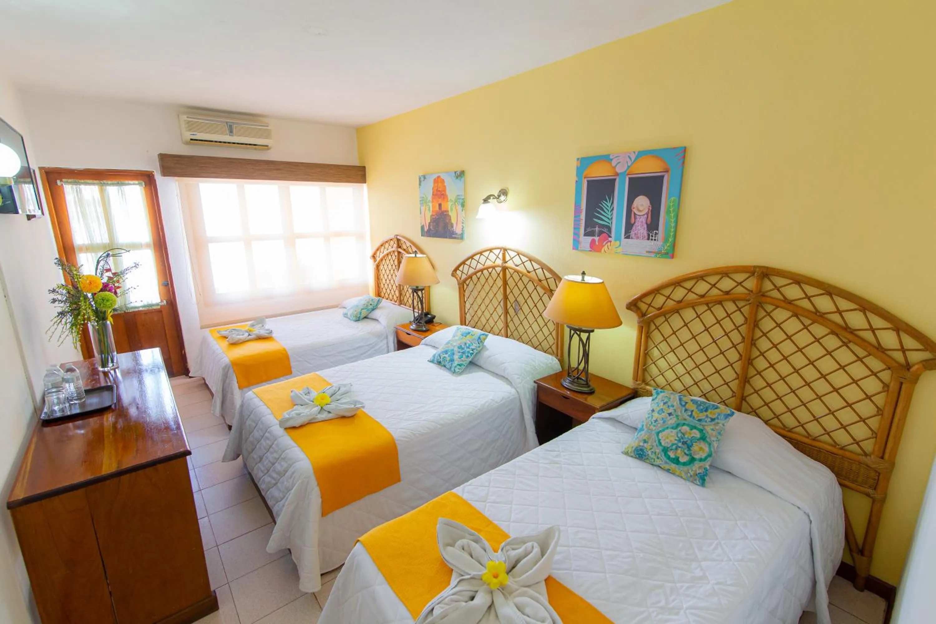 Bed in Hotel Santana