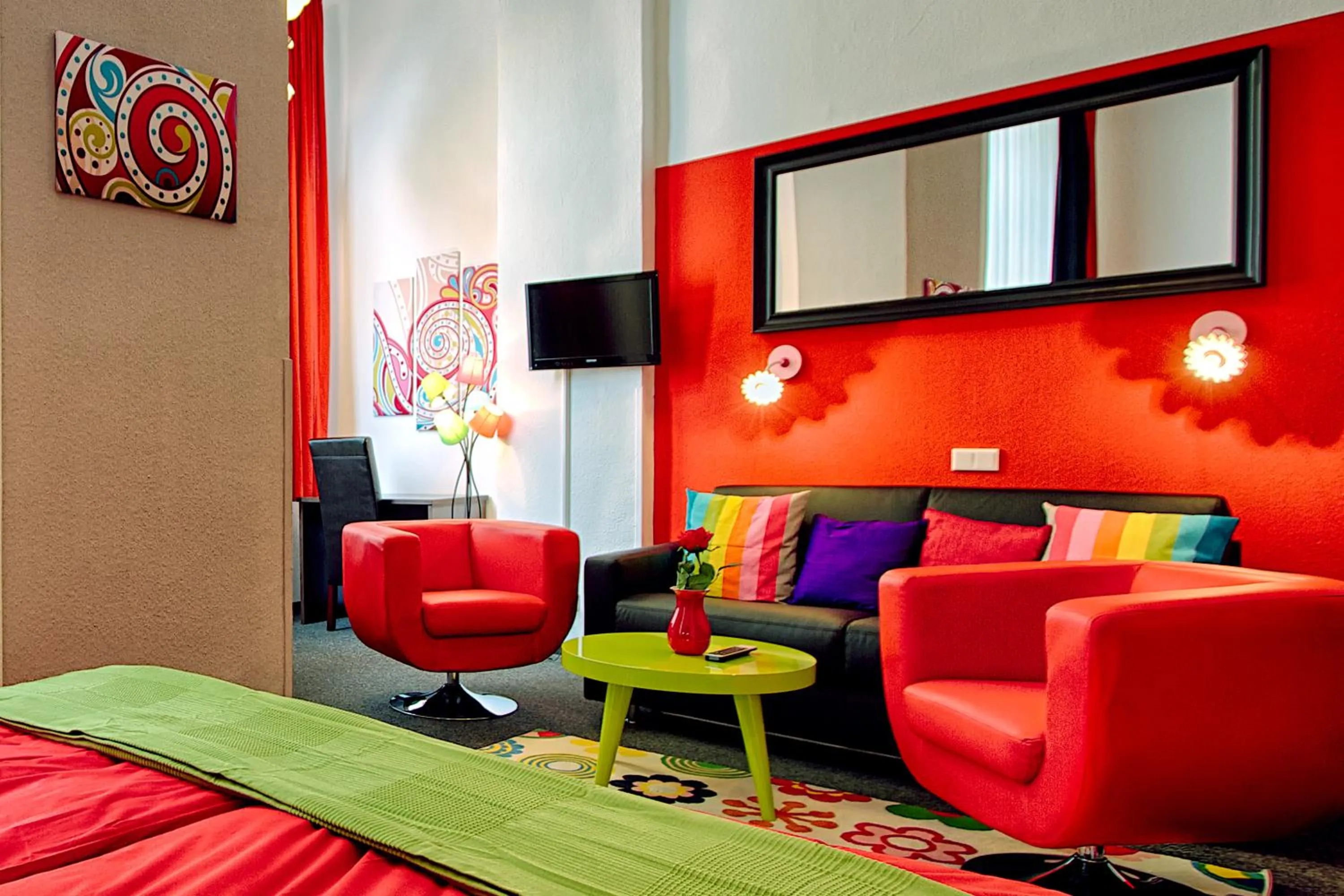 Bed in Aparthotel am Münzplatz