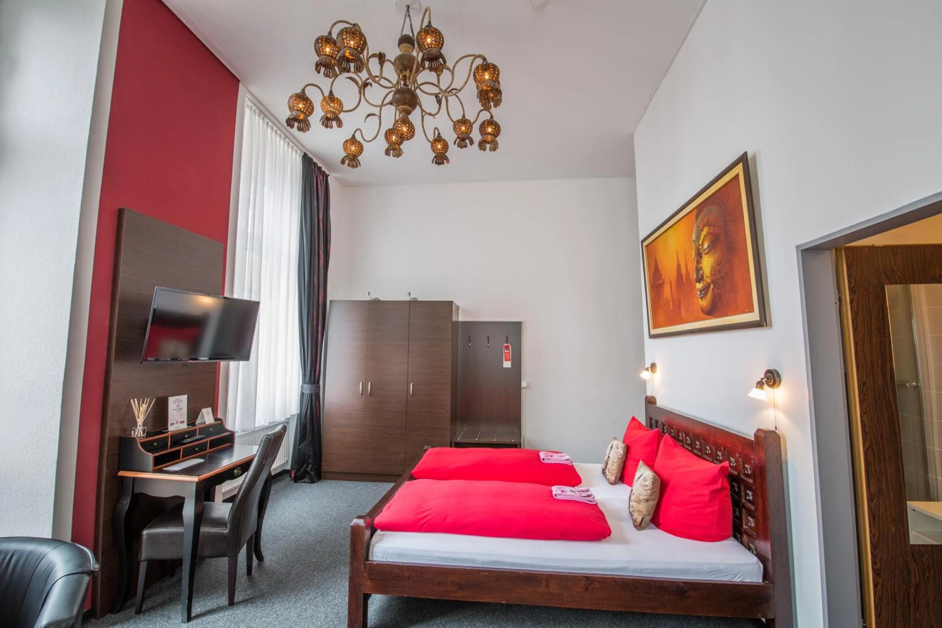 Bed in Aparthotel am Münzplatz