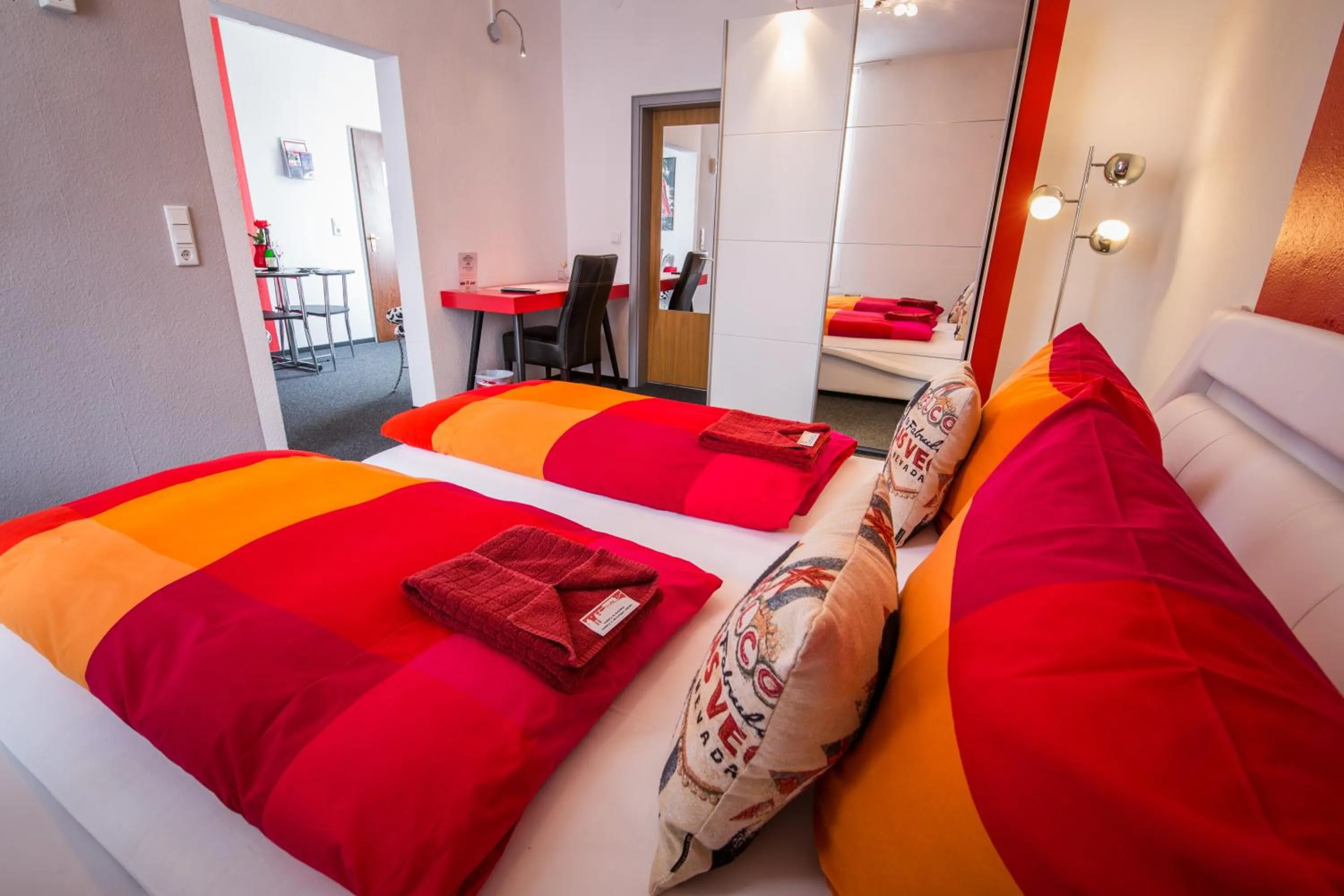 Bed in Aparthotel am Münzplatz