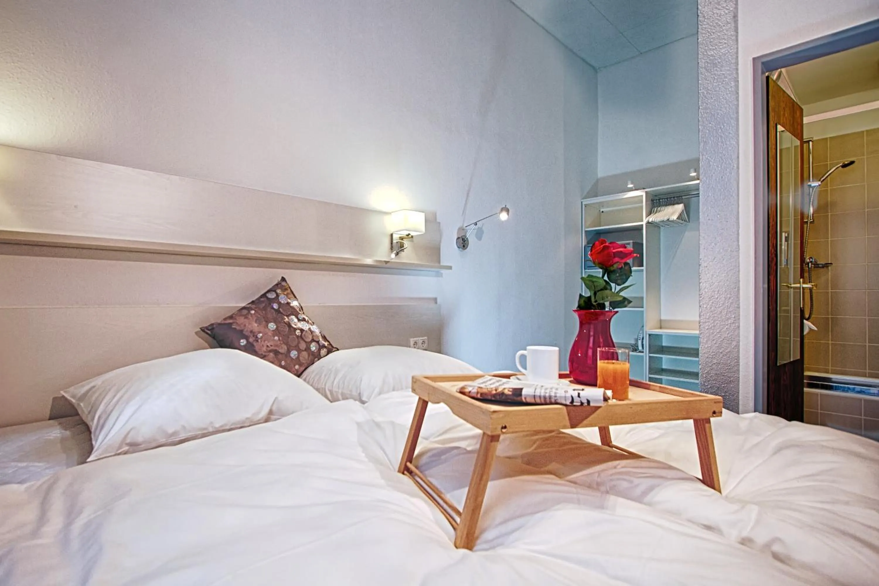 Bed in Aparthotel am Münzplatz