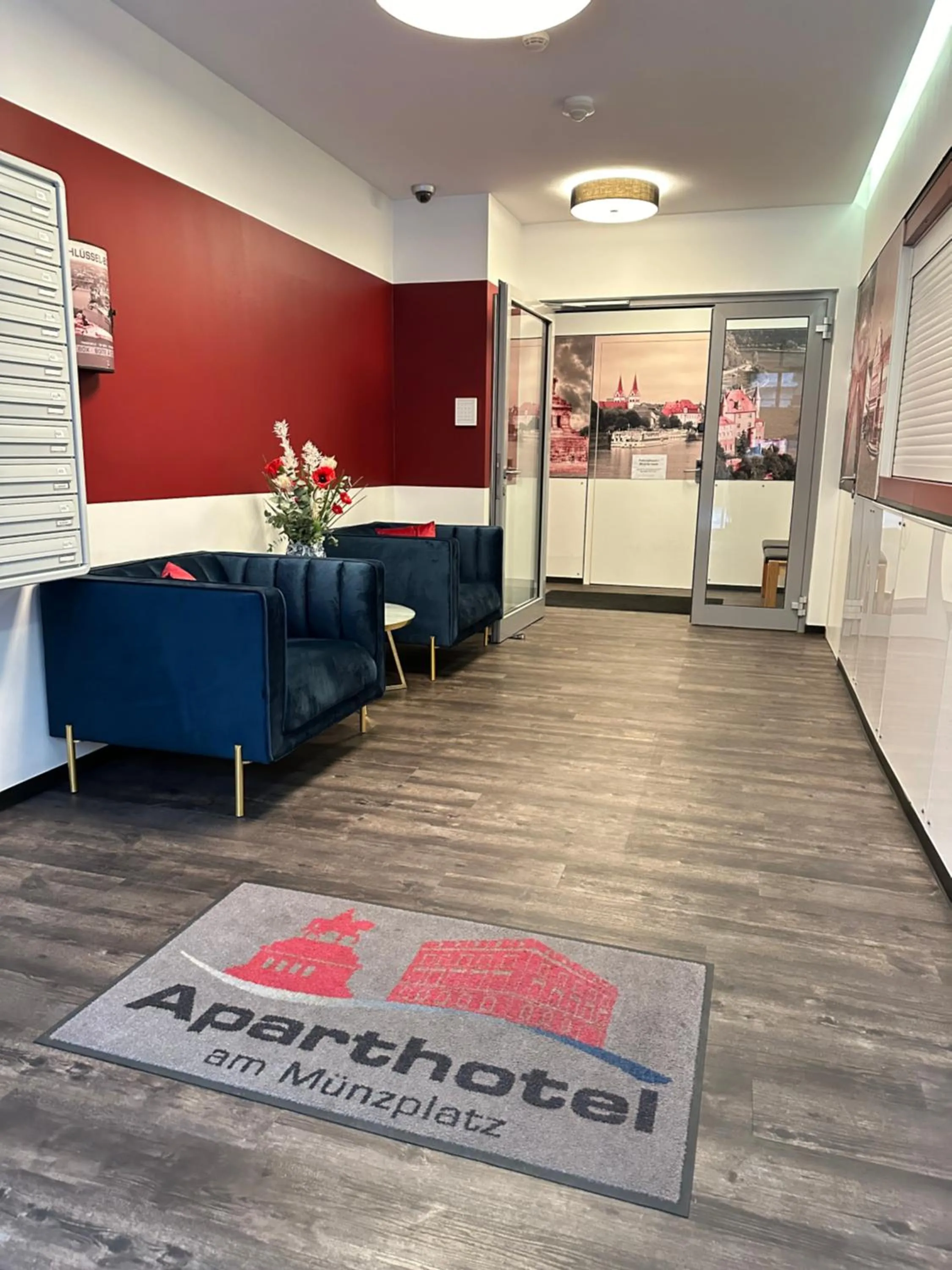 Lobby or reception in Aparthotel am Münzplatz