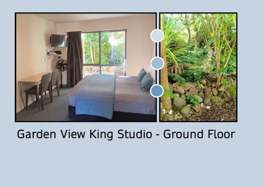 King Room with Garden View in La Rochelle Motel King Room with Garden View in La Rochelle Motel