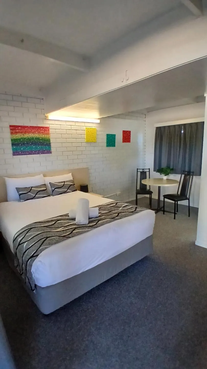 Bed in Kaputar Motel