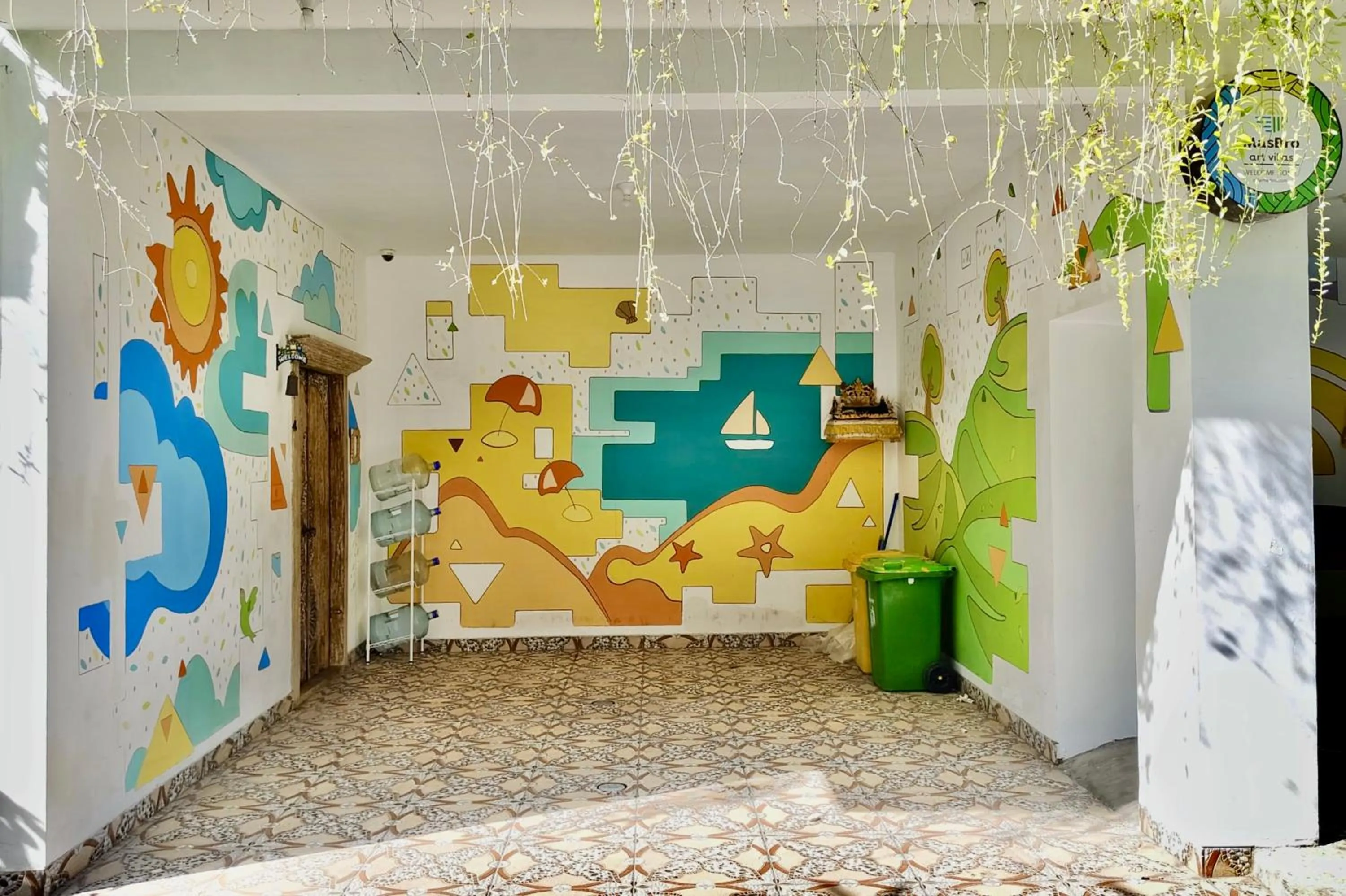 Facade/entrance in MasBro ART Villas