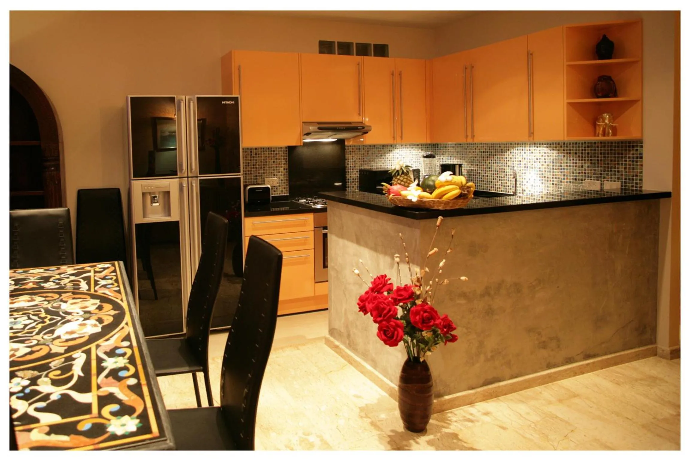 Kitchen or kitchenette in Chor Chang Villa Resort