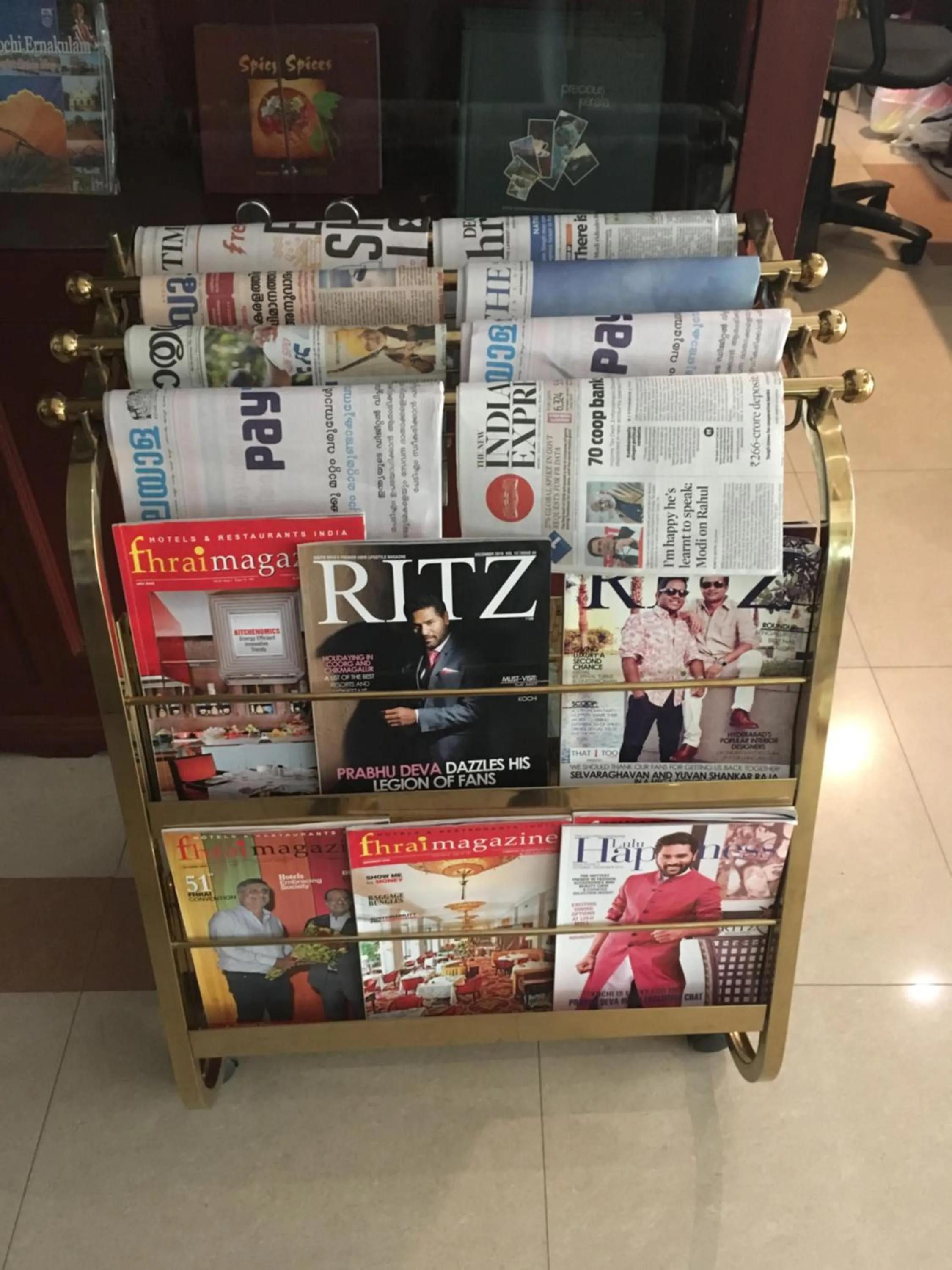 Library in Cochin Palace