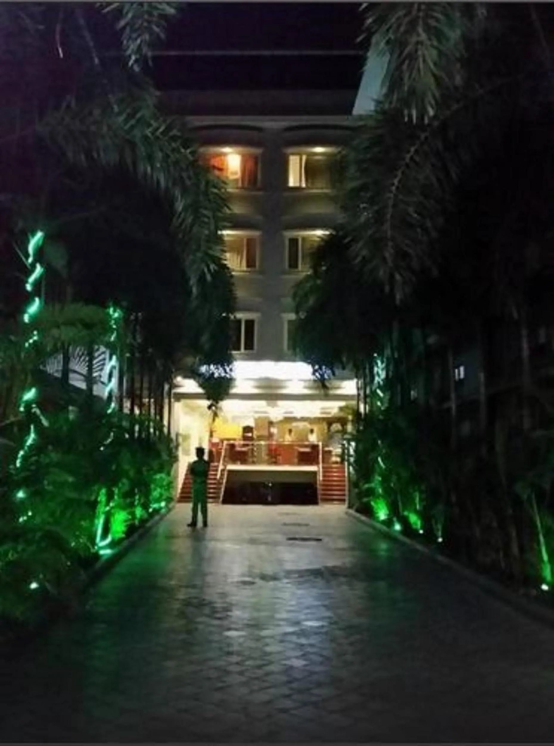 Facade/entrance in Cochin Palace